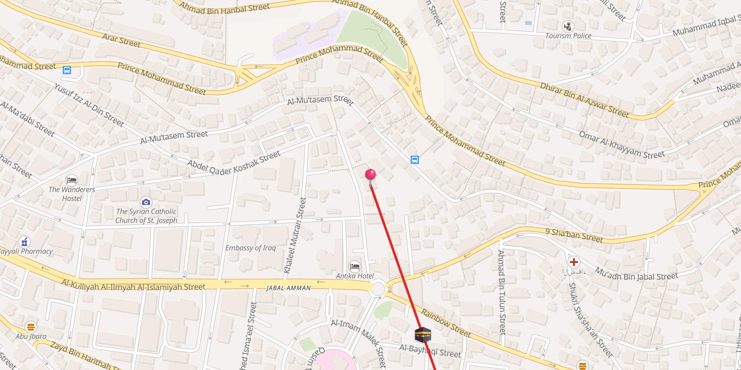 Carte de localisation : Abu Sham Mosque