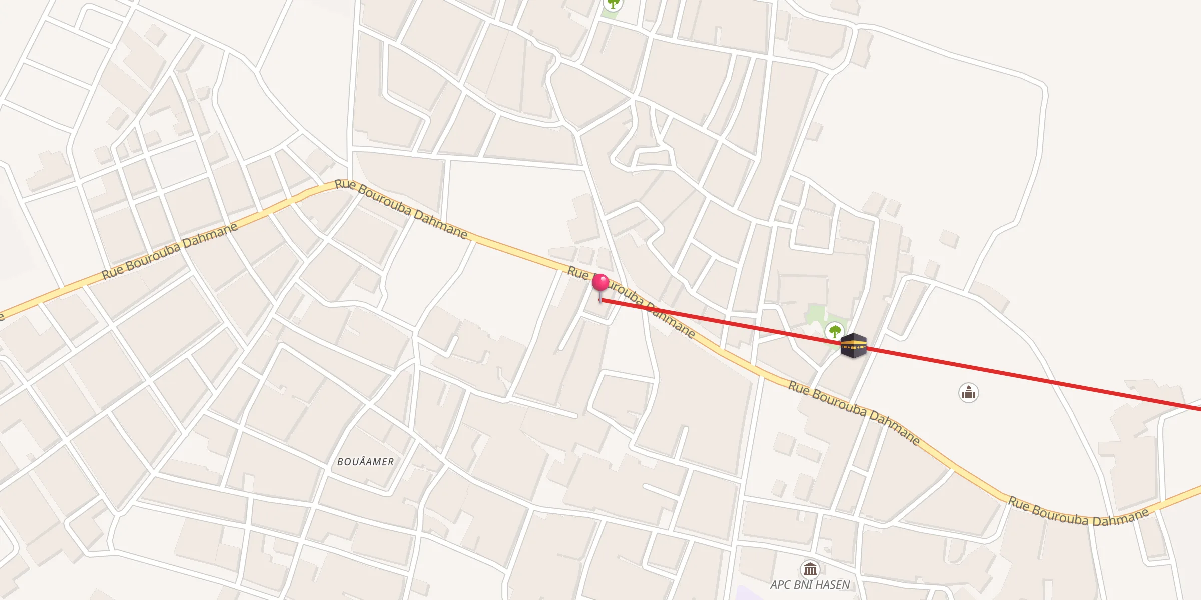 Carte de localisation : MASDJID SOHAIB IBN SINAN EROUMI