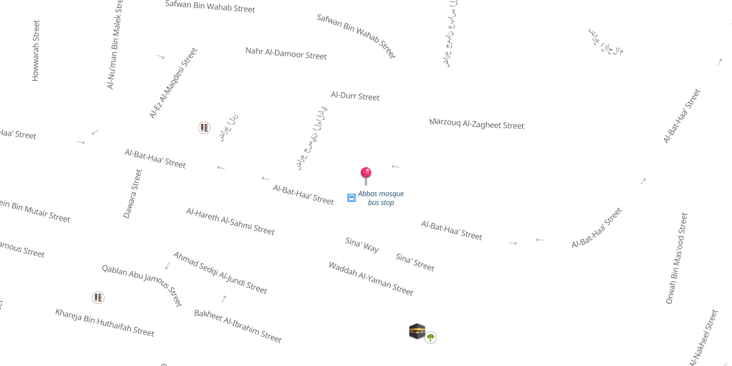 Carte de localisation : Al Abbas mosque