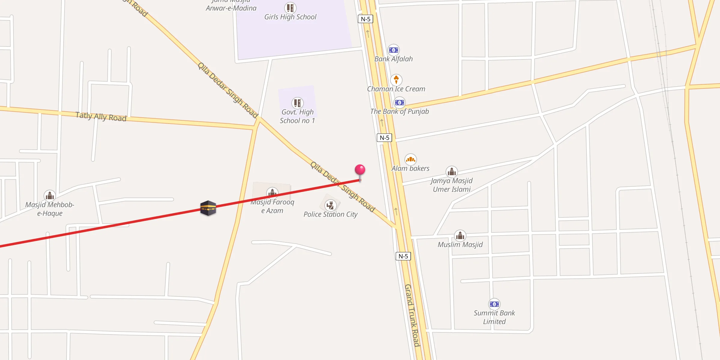 Carte de localisation : Imambargah