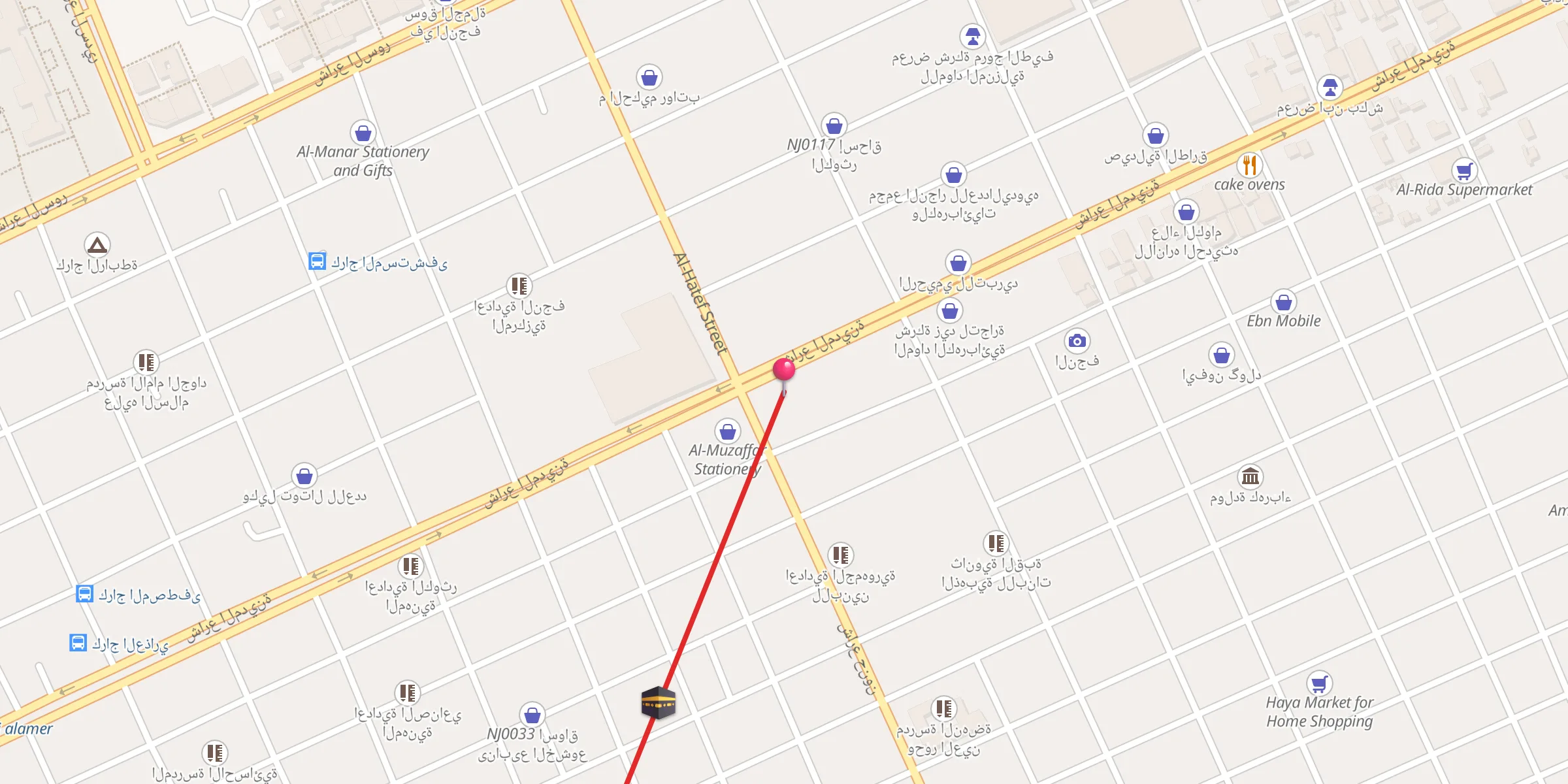 Carte de localisation : جامع الرحباوي