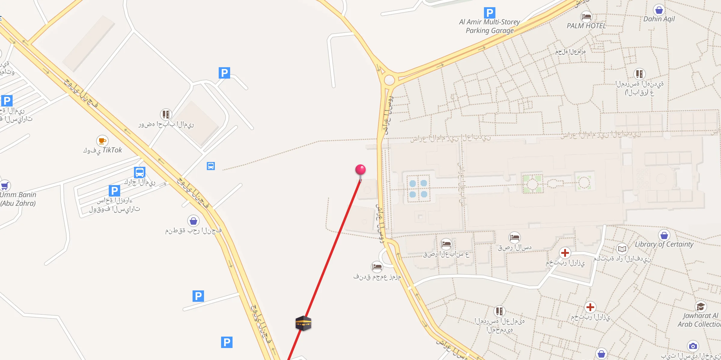 Carte de localisation : مقام الامام زين العابدين