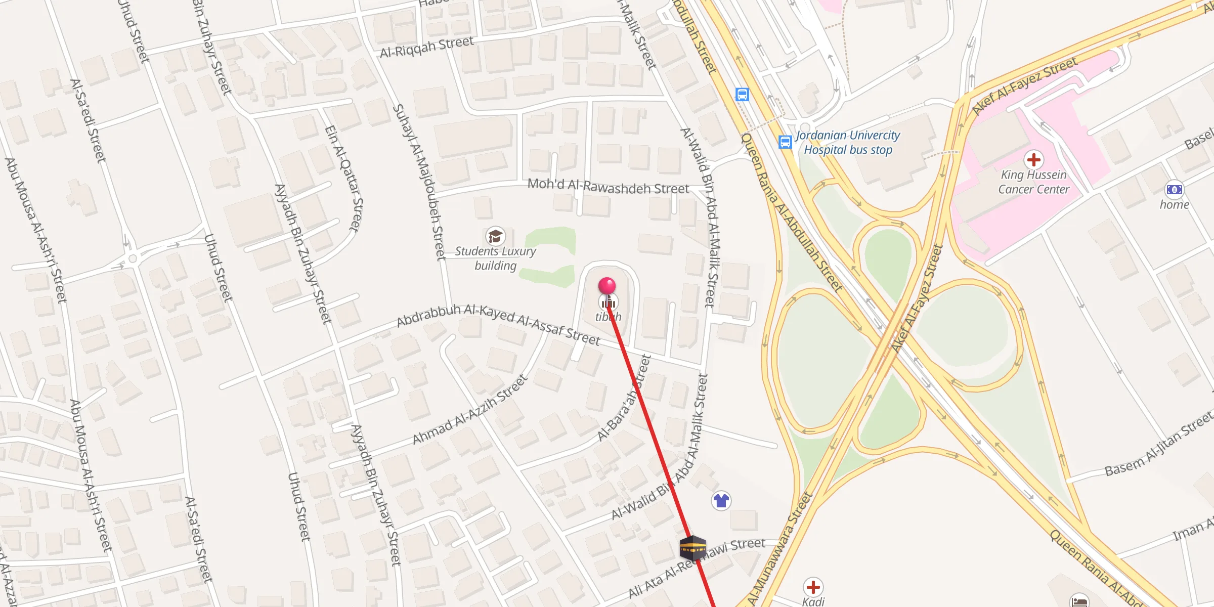 Carte de localisation : tibah