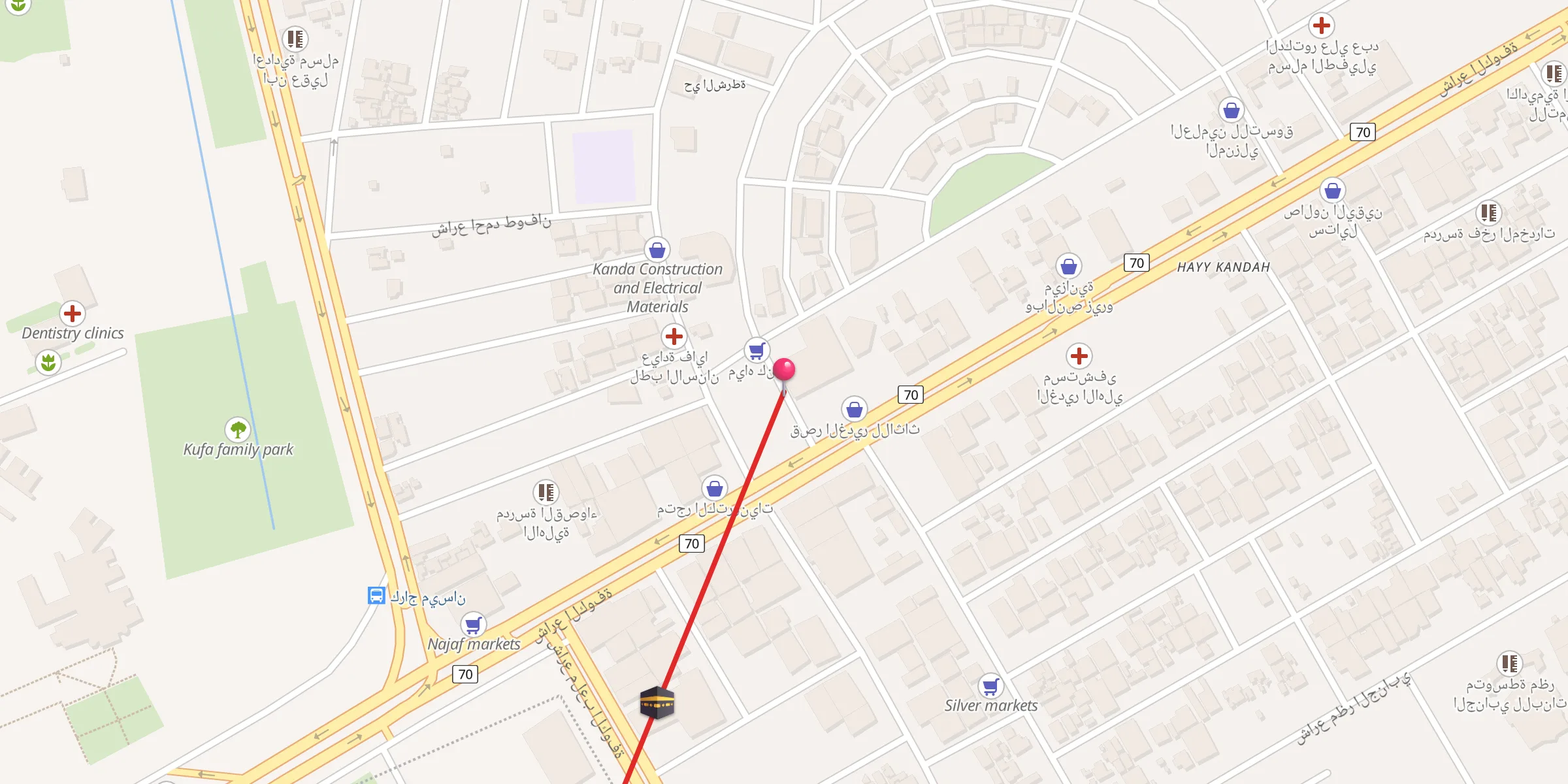Carte de localisation : جامع ابن بلال