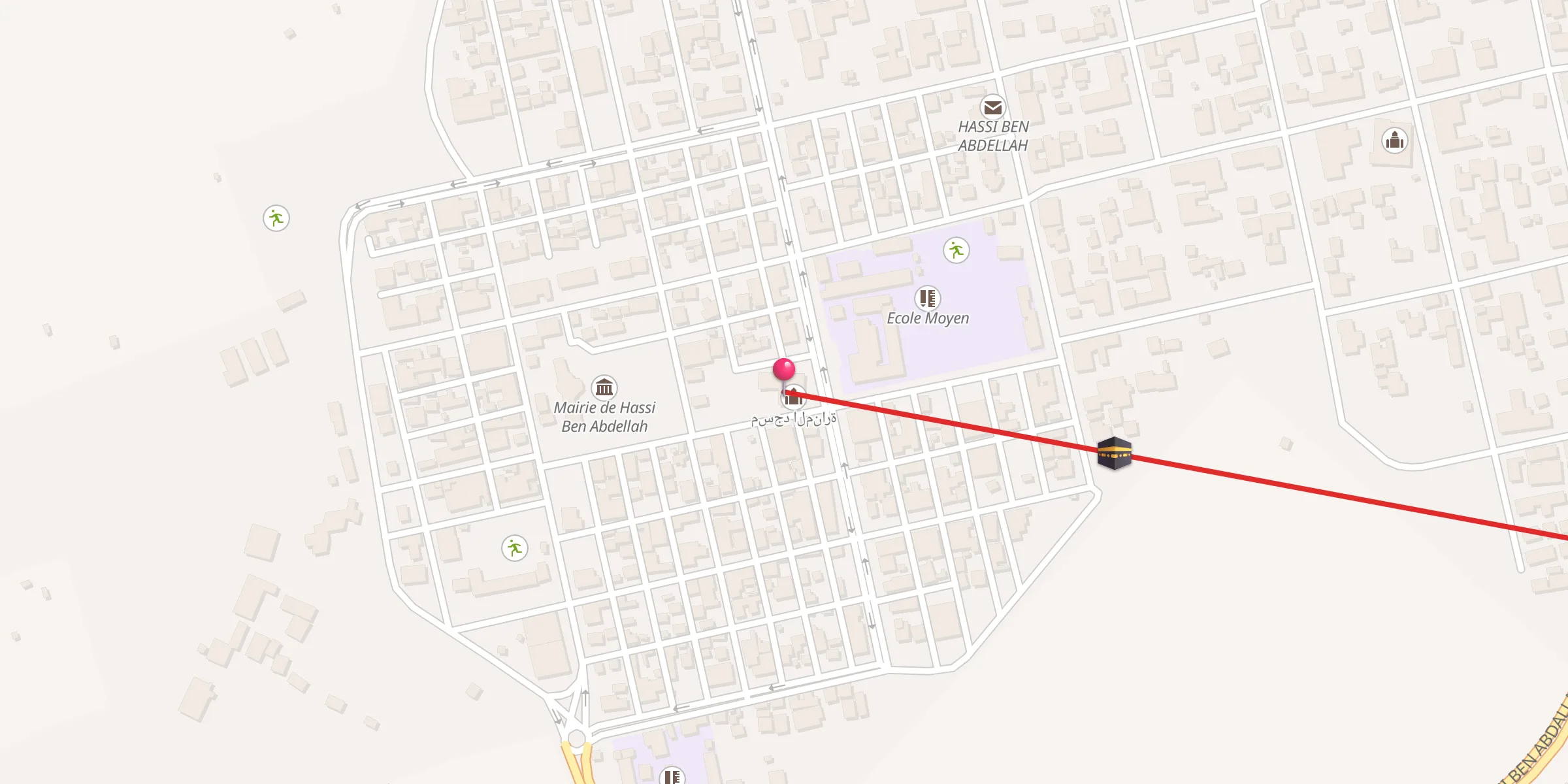 Carte de localisation : مسجد المنارة