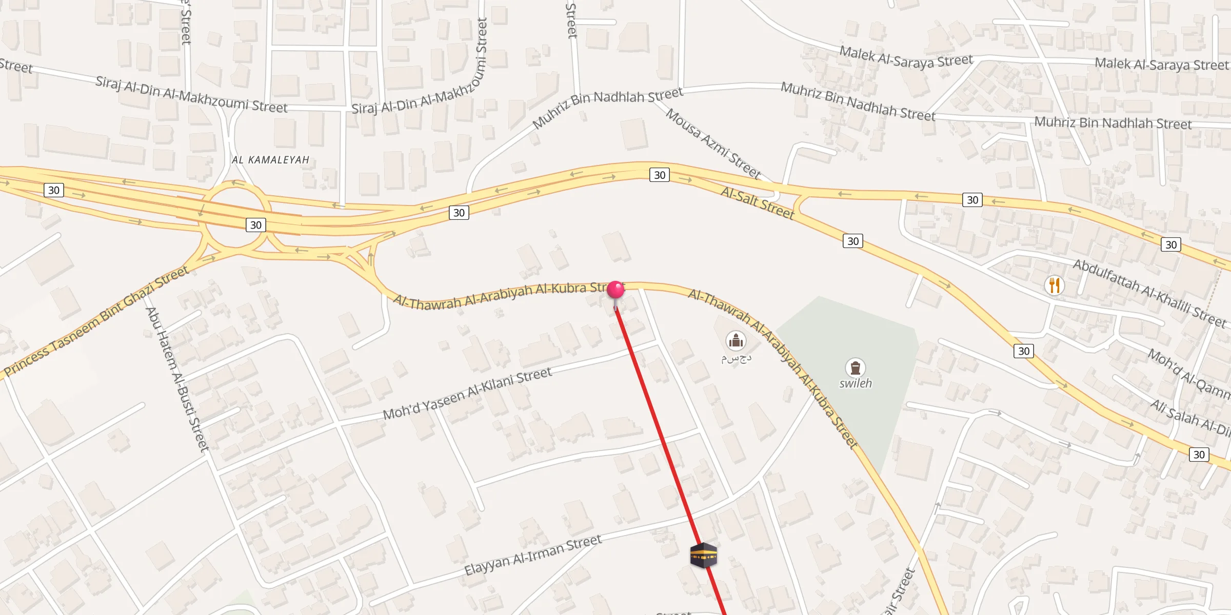 Carte de localisation : Sabraih Al Khateeb Masjed