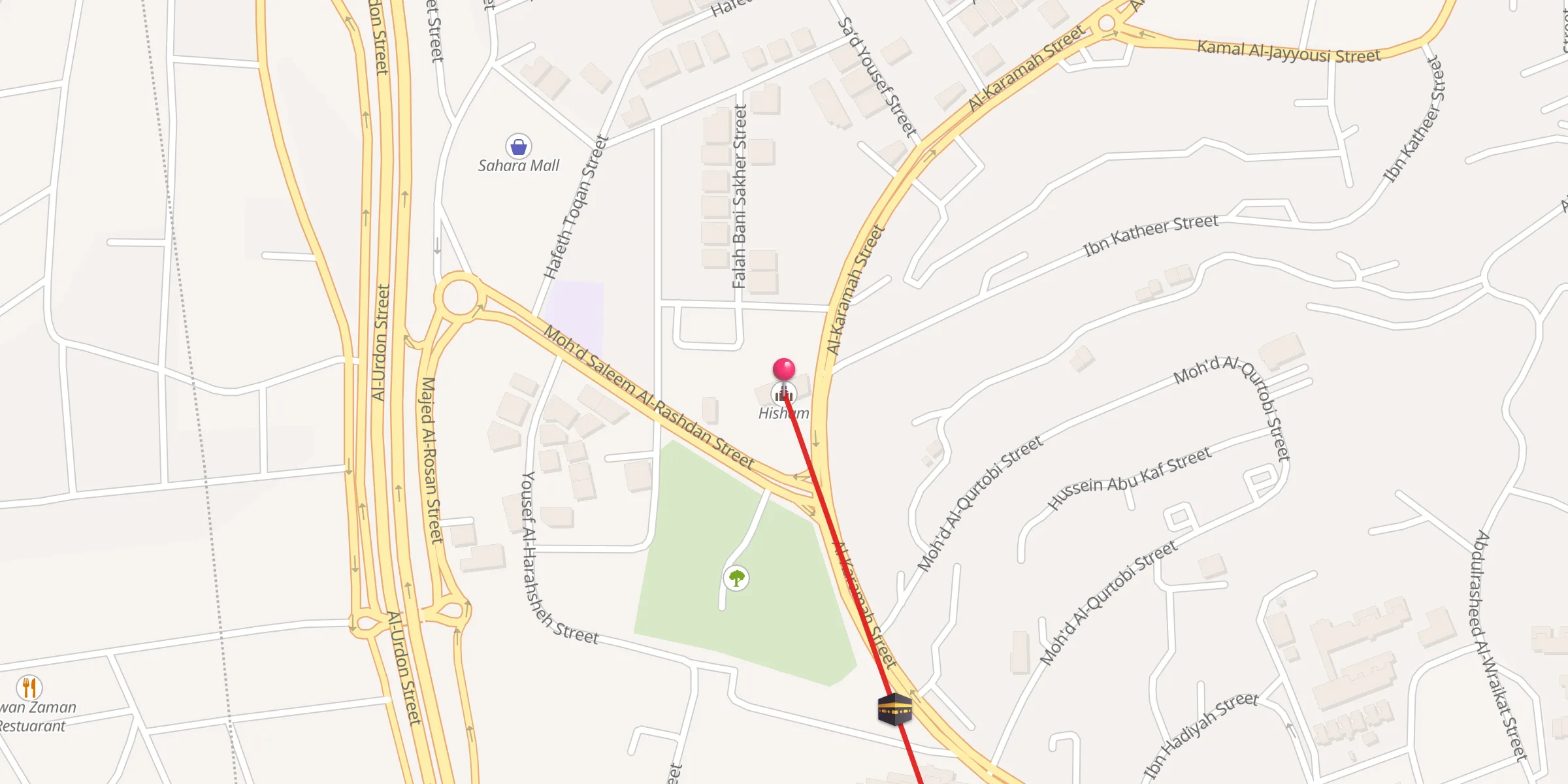 Carte de localisation : Hisham