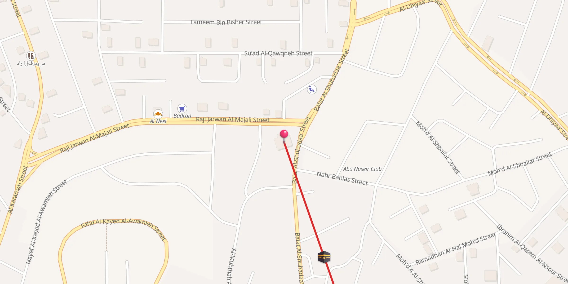 Carte de localisation : Al Ansar