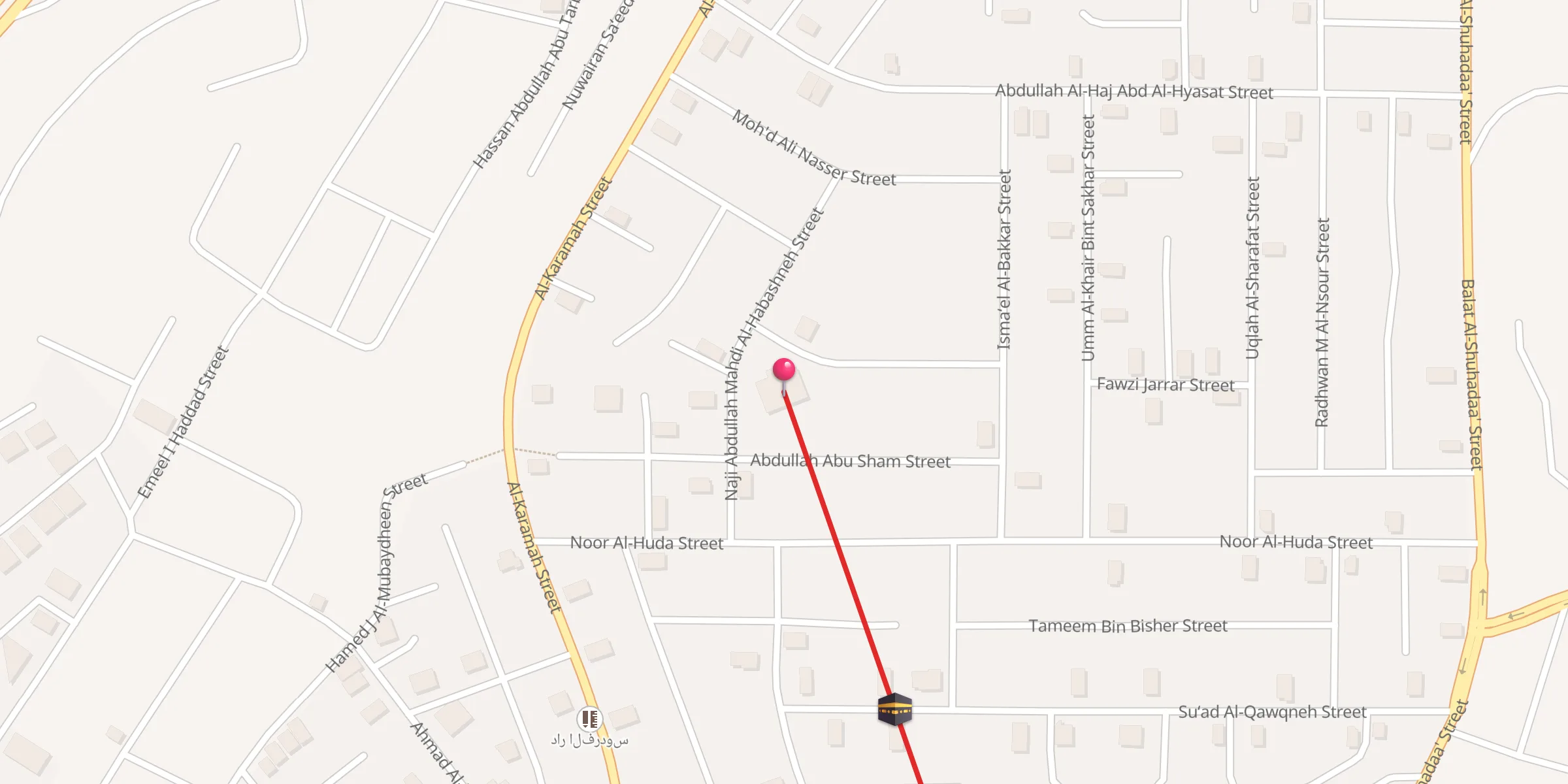 Carte de localisation : Noor Al Huda