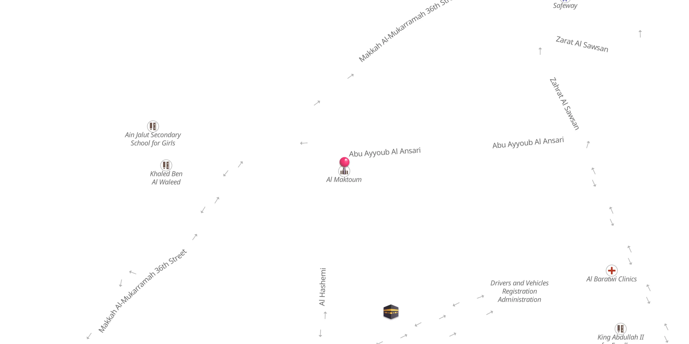 Carte de localisation : Al Maktoum