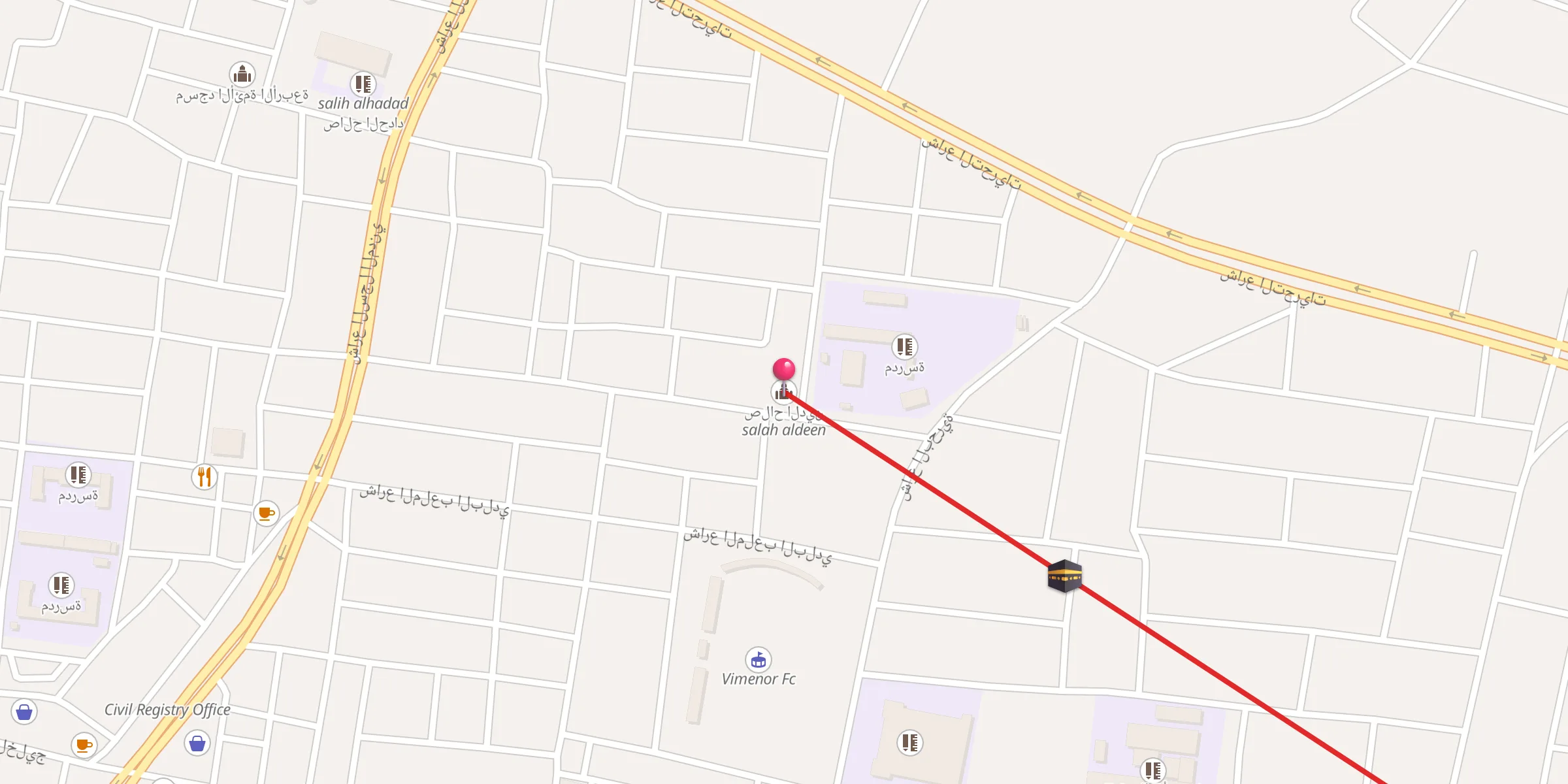 Carte de localisation : صلاح الدين salah aldeen