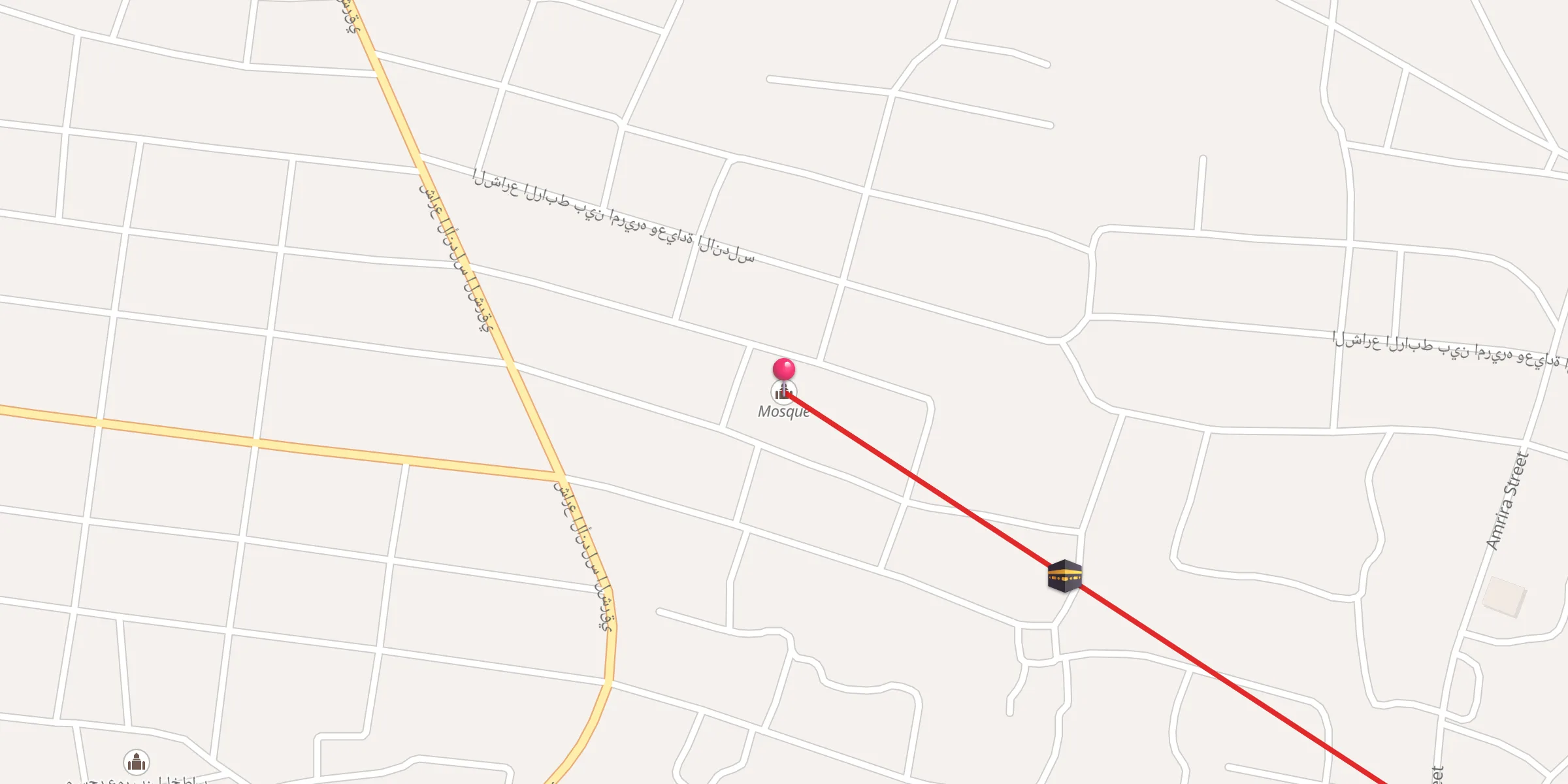 Carte de localisation : مسجد