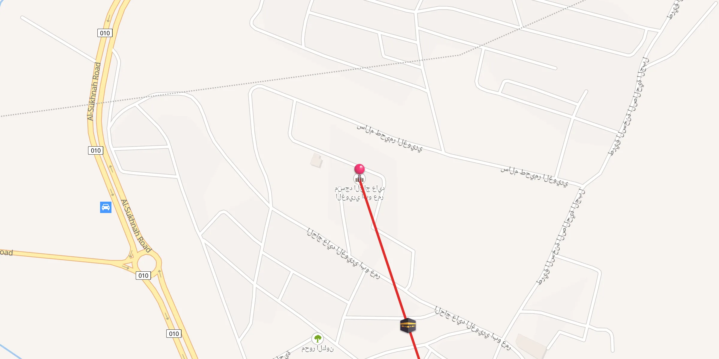 Carte de localisation : مسجد الحاج عايد الغويري أبو عمر