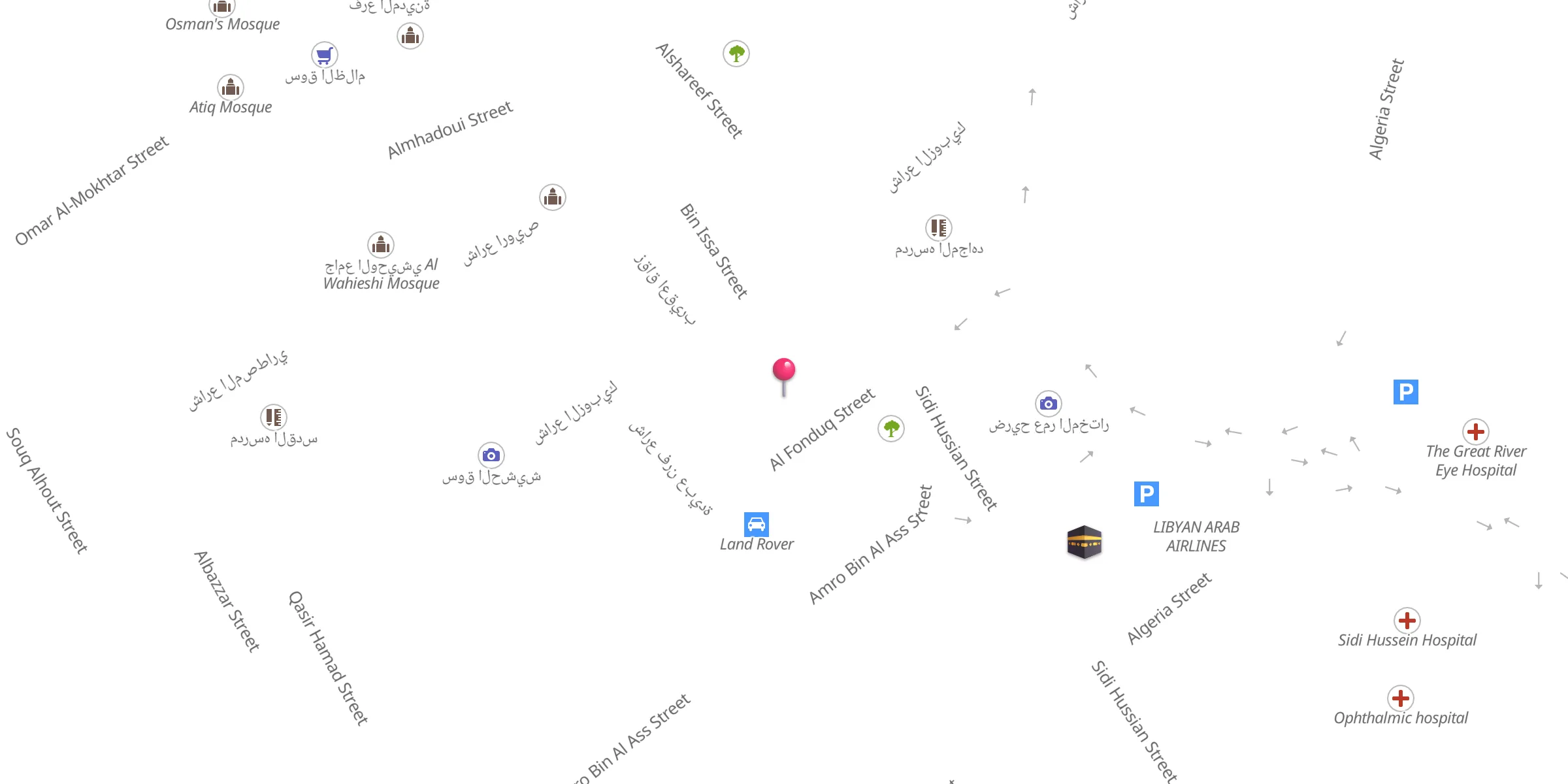 Carte de localisation : Obaidah Bin Alharithah Mosque