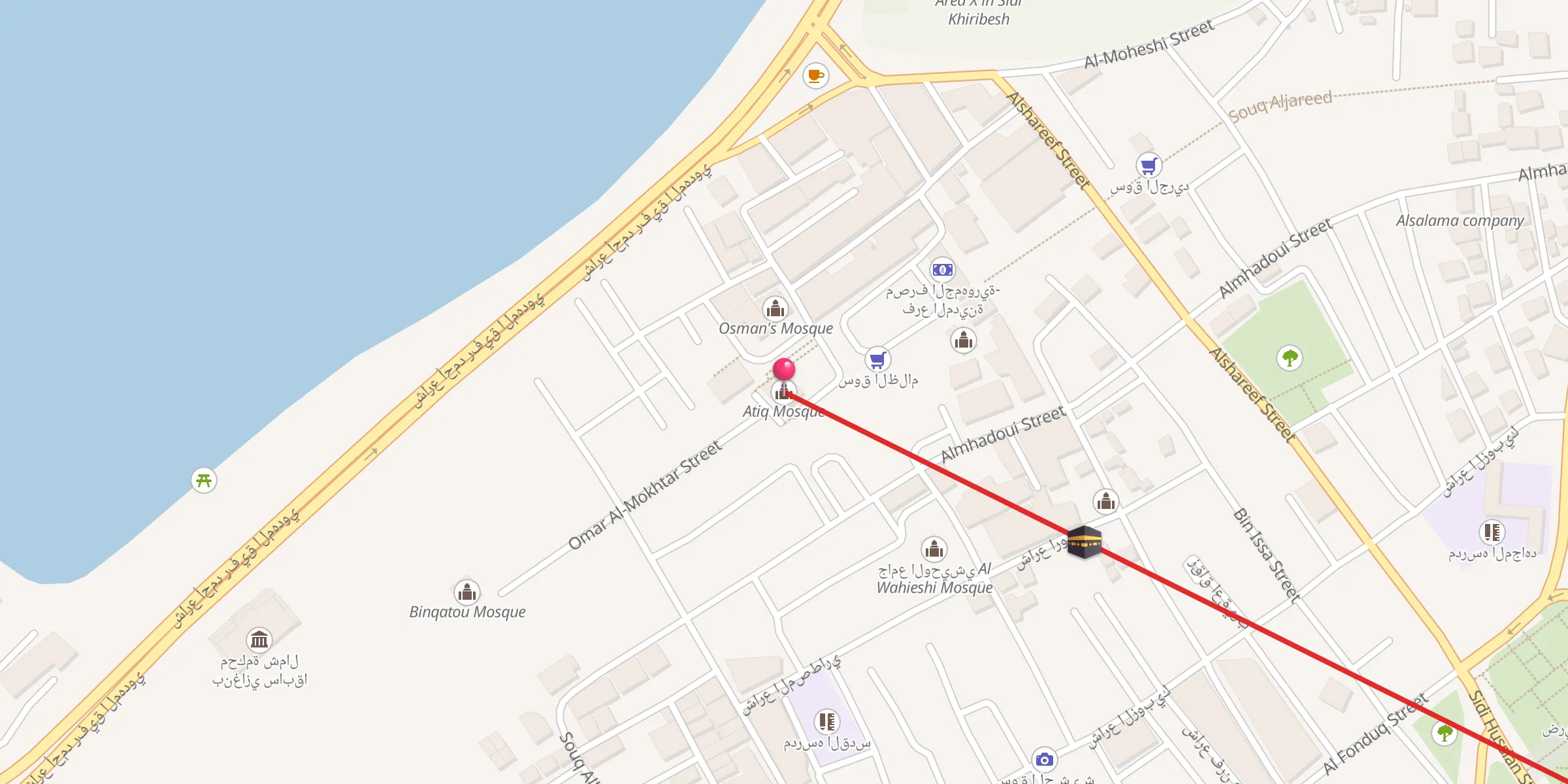 Carte de localisation : Atiq Mosque