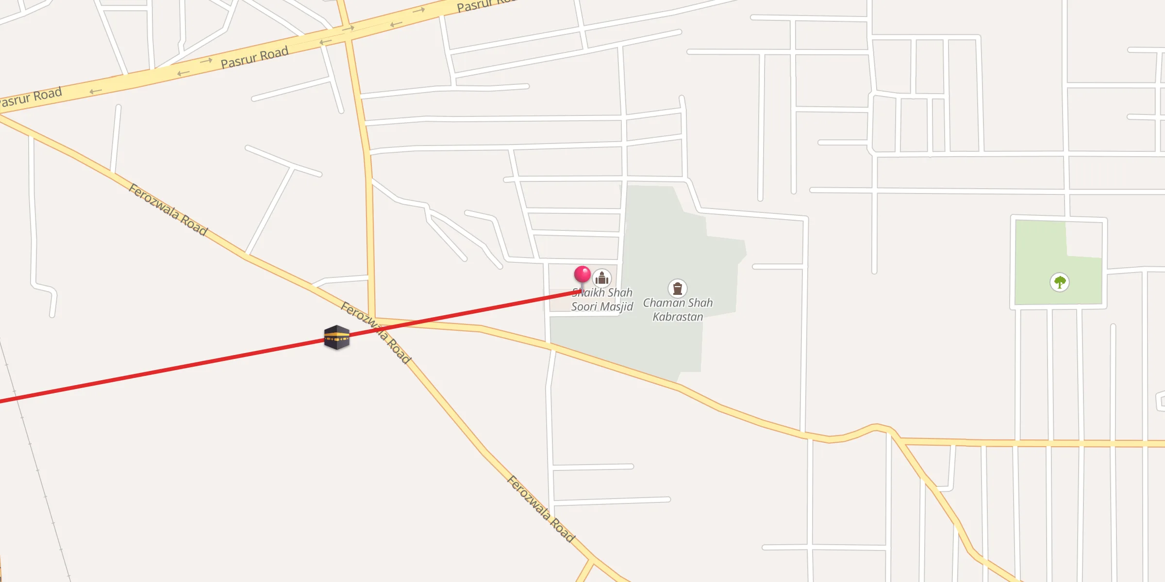 Carte de localisation : Shaikh Shah Soori Masjid