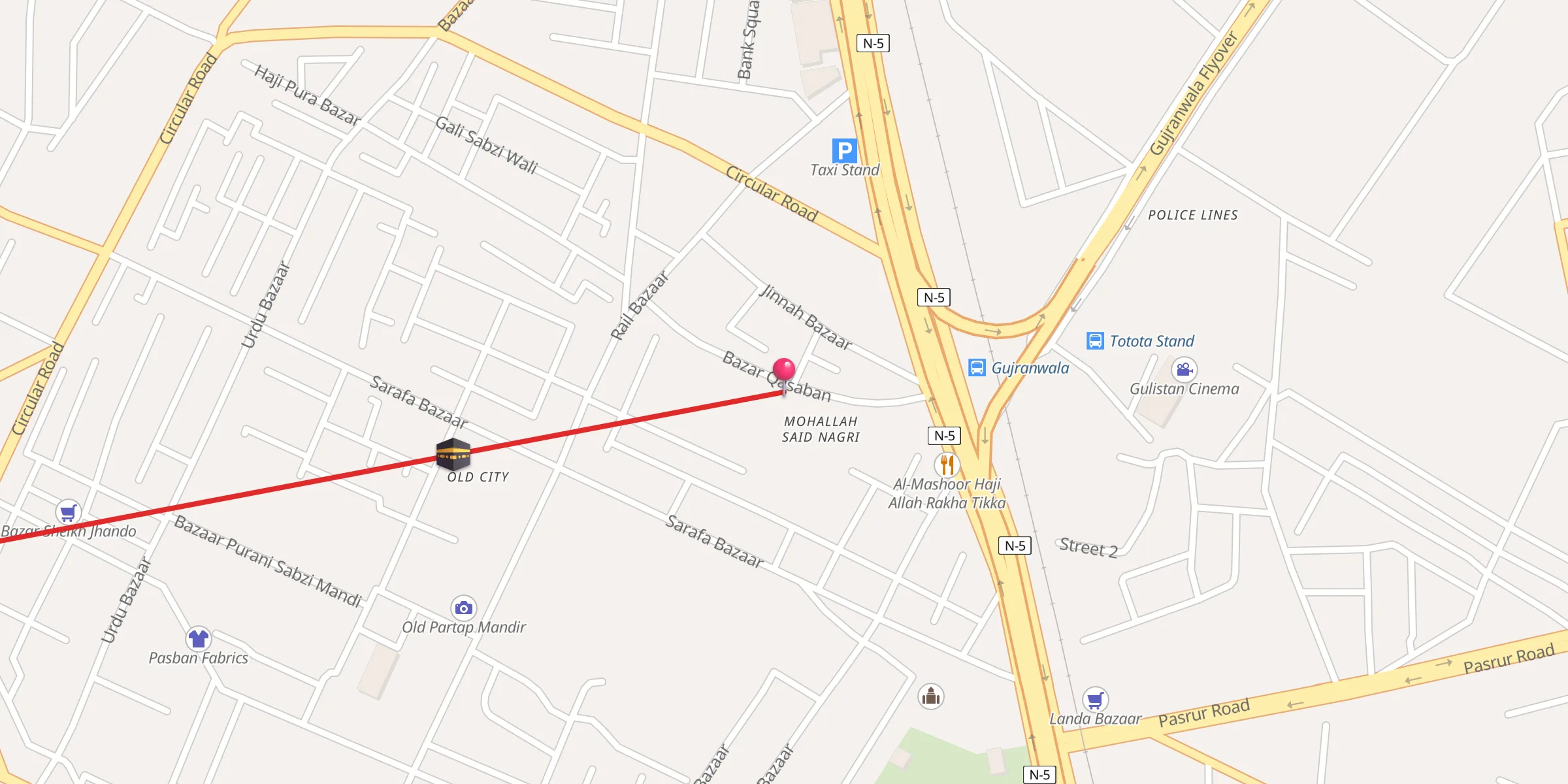 Carte de localisation : Baba Ramzani