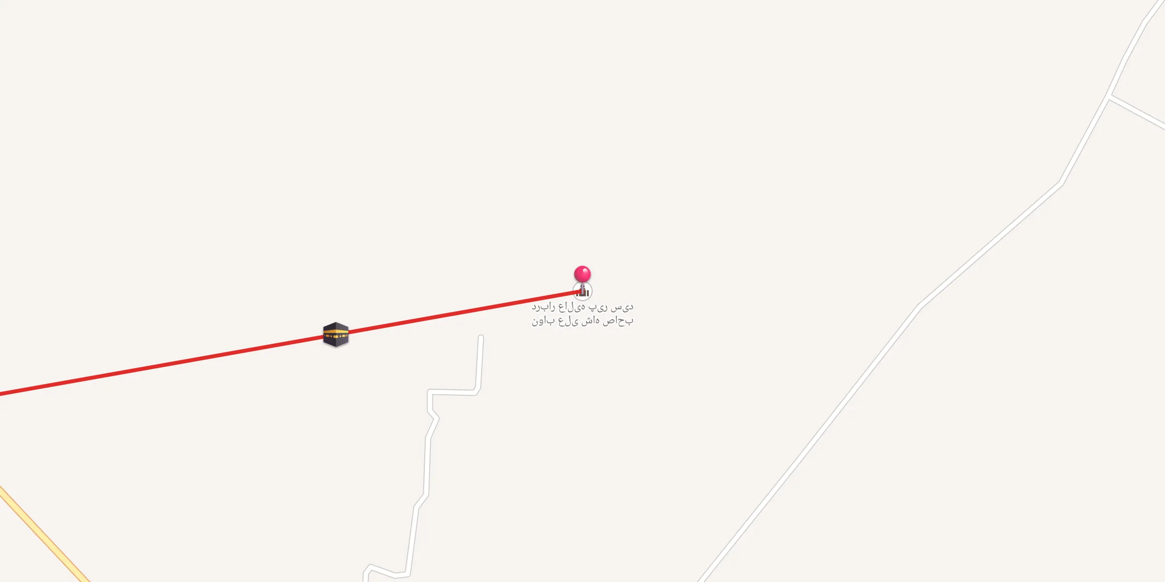Carte de localisation : دربار عالیہ پیر سید نواب علی شاہ صاحب