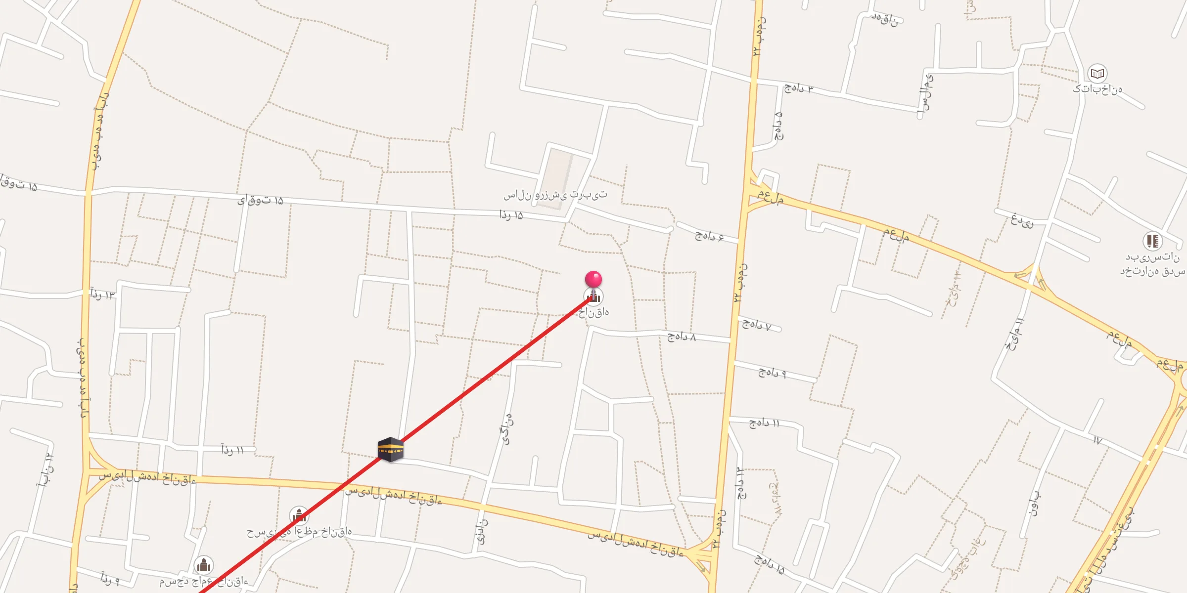 Carte de localisation : خانقاه