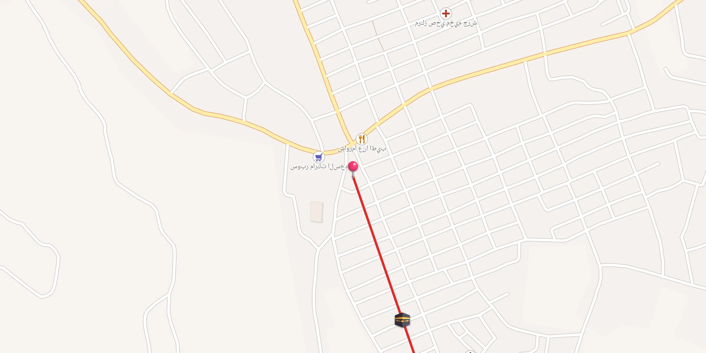 Carte de localisation : مسجد ابي بكر الصديق_رضي الله عنه_