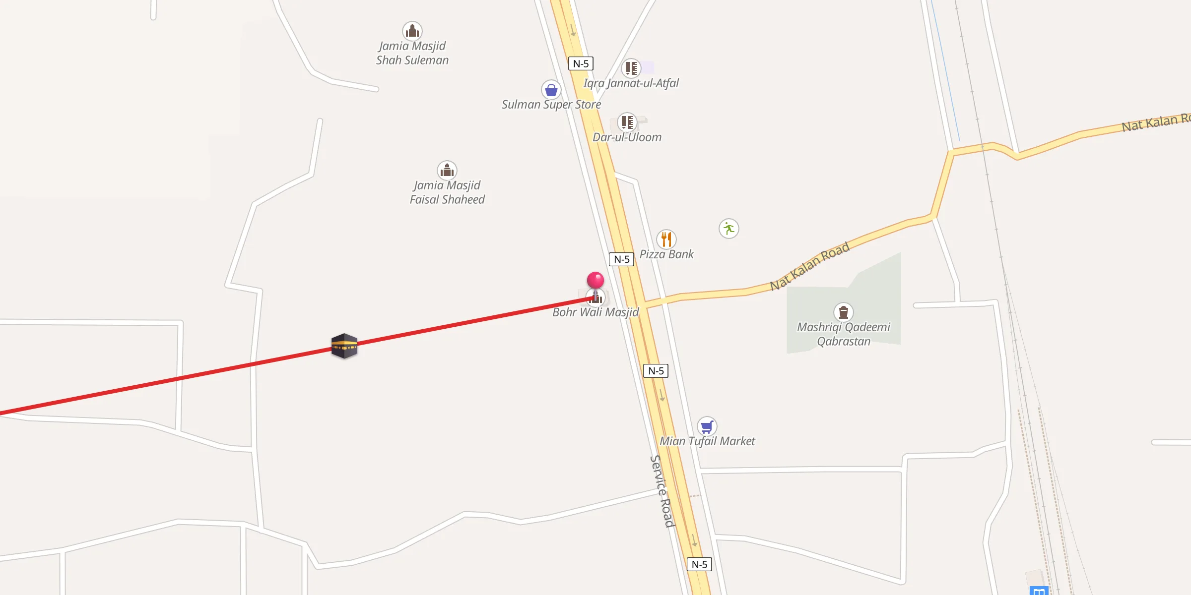 Carte de localisation : Bohr Wali Masjid