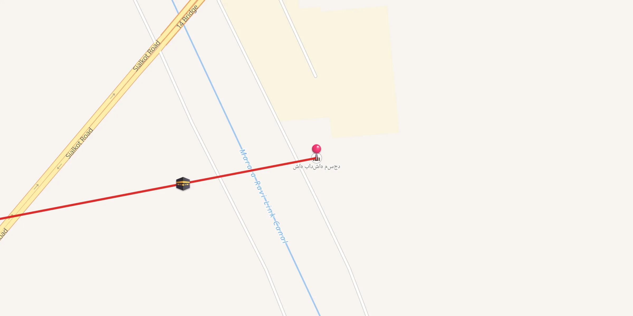 Carte de localisation : شاہ بادشاہ مسجد