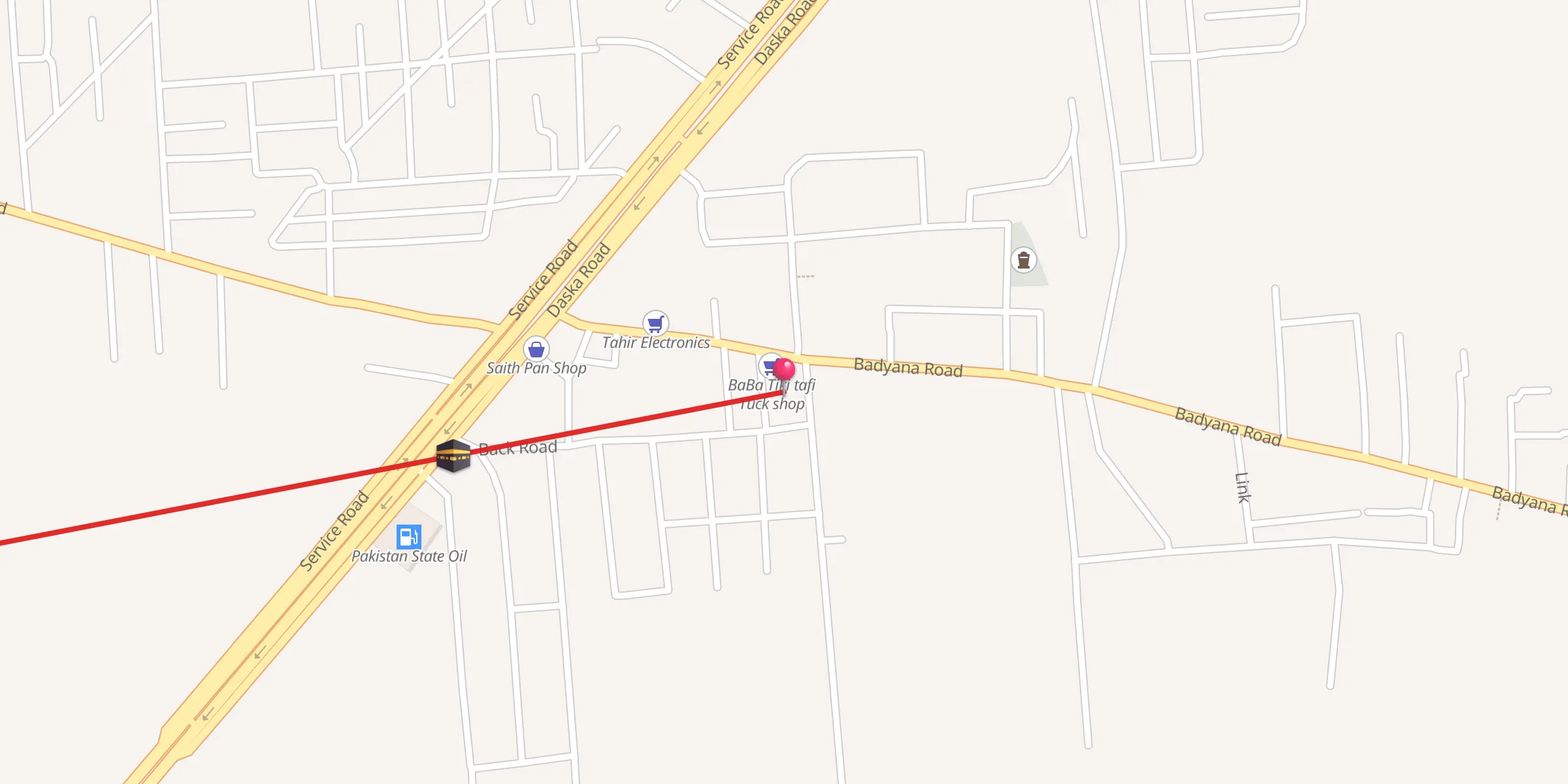 Carte de localisation : Jamia Masjid Misbah ul Quran