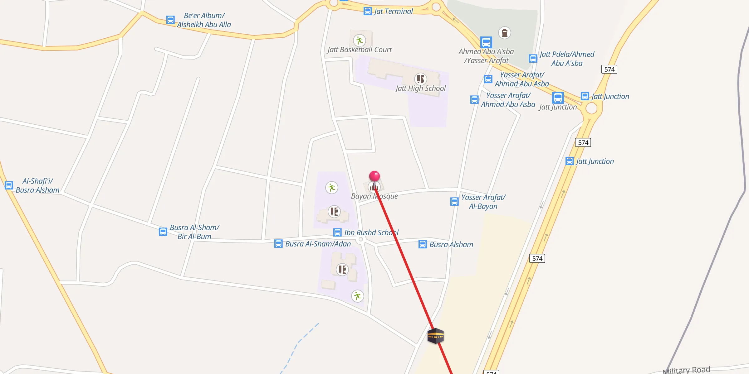 Carte de localisation : Bayan Mosque
