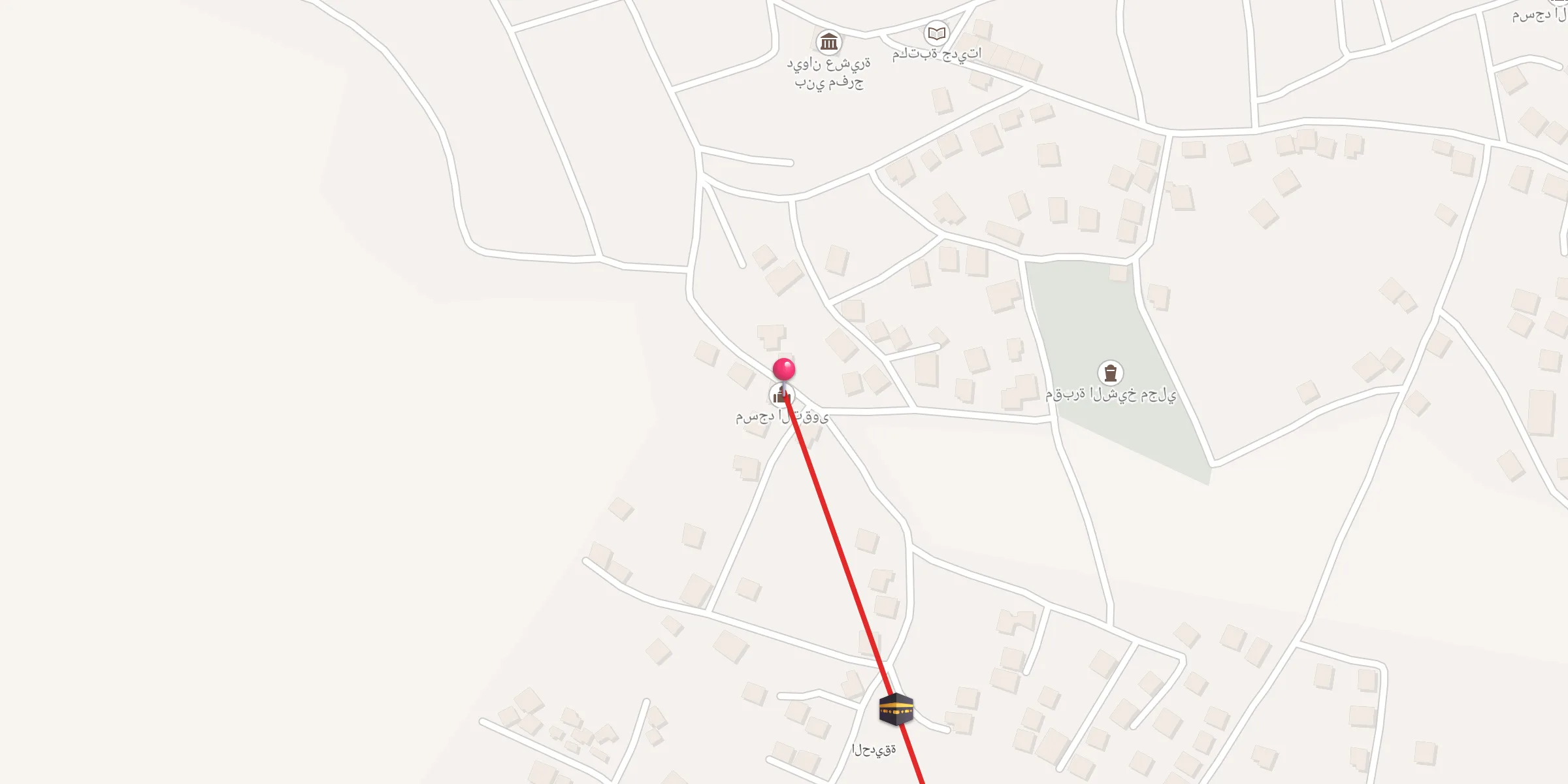 Carte de localisation : مسجد التقوى
