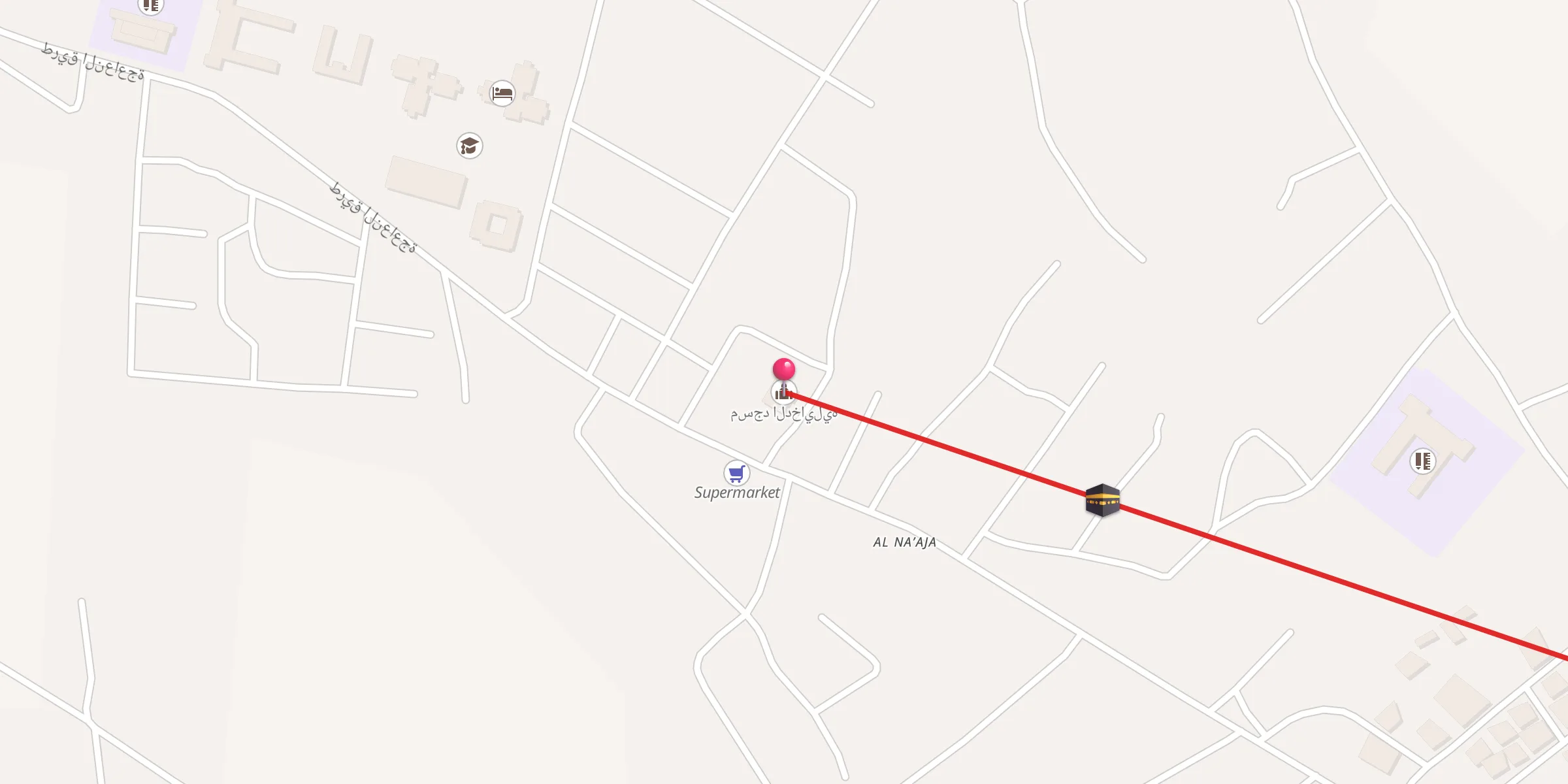 Carte de localisation : مسجد الدخايليه