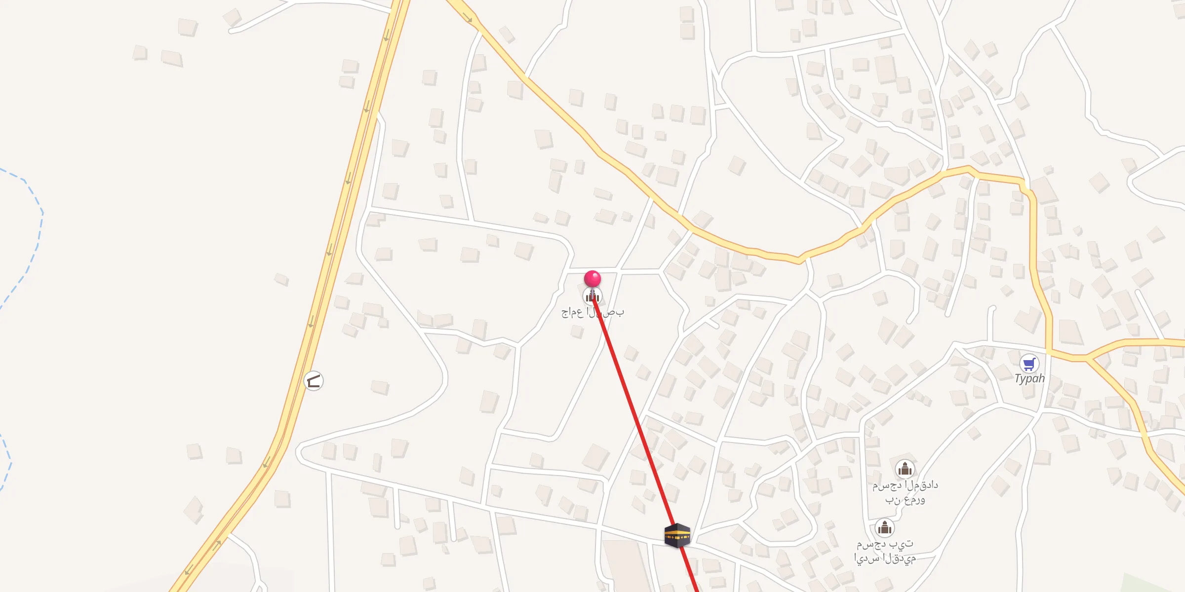 Carte de localisation : جامع النصب