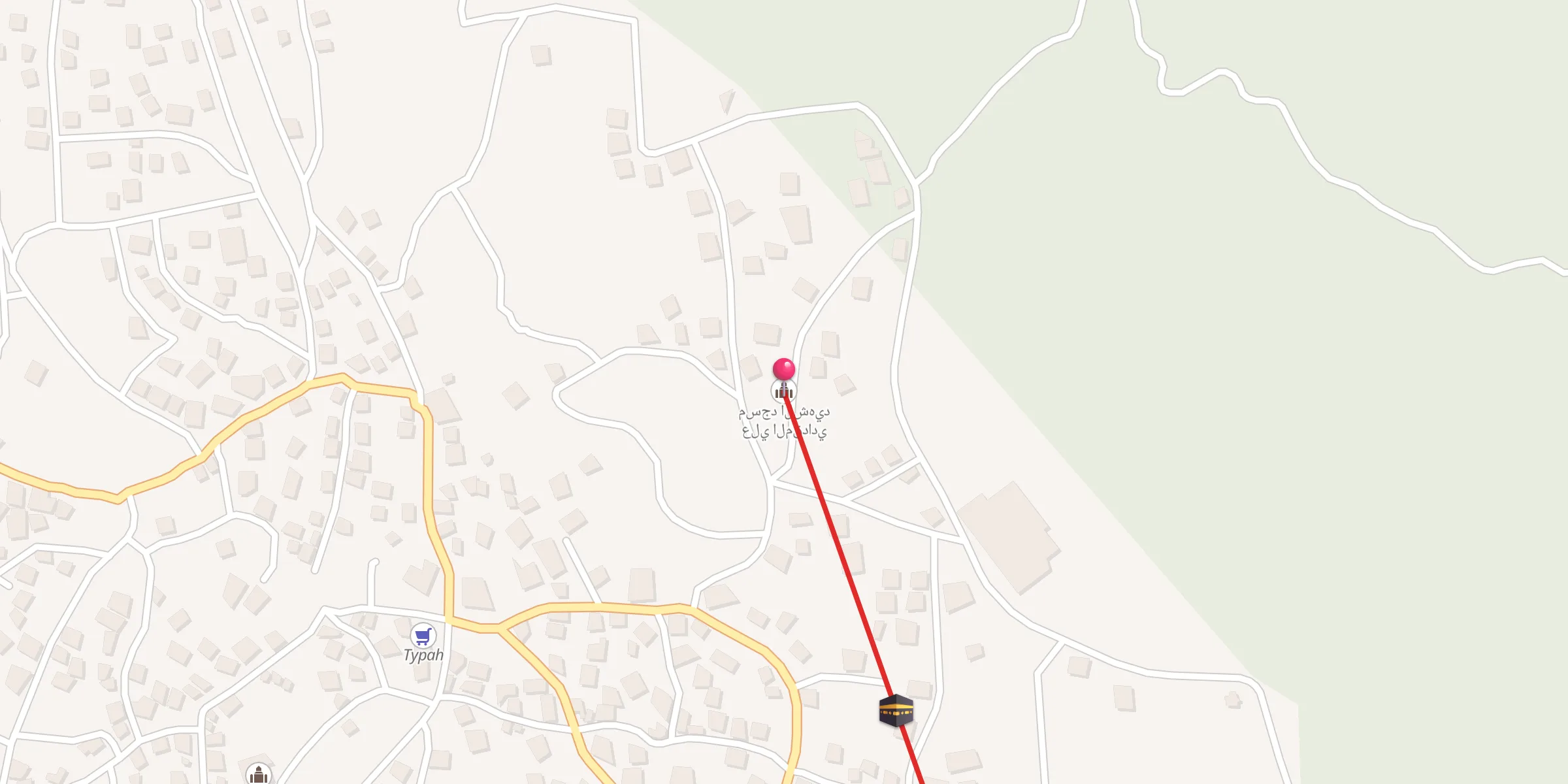 Carte de localisation : مسجد الشهيد علي المقدادي