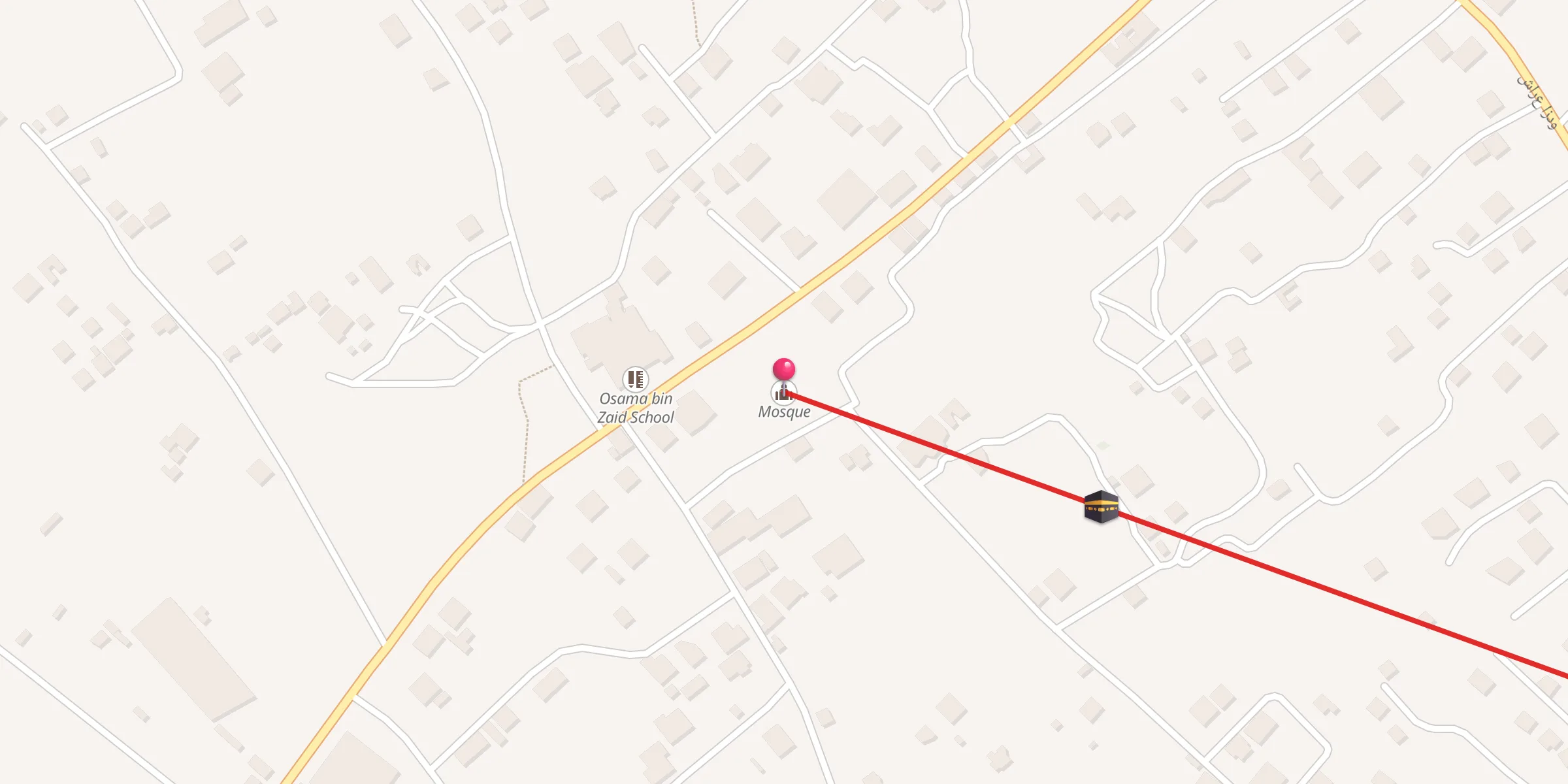 Carte de localisation : جامع