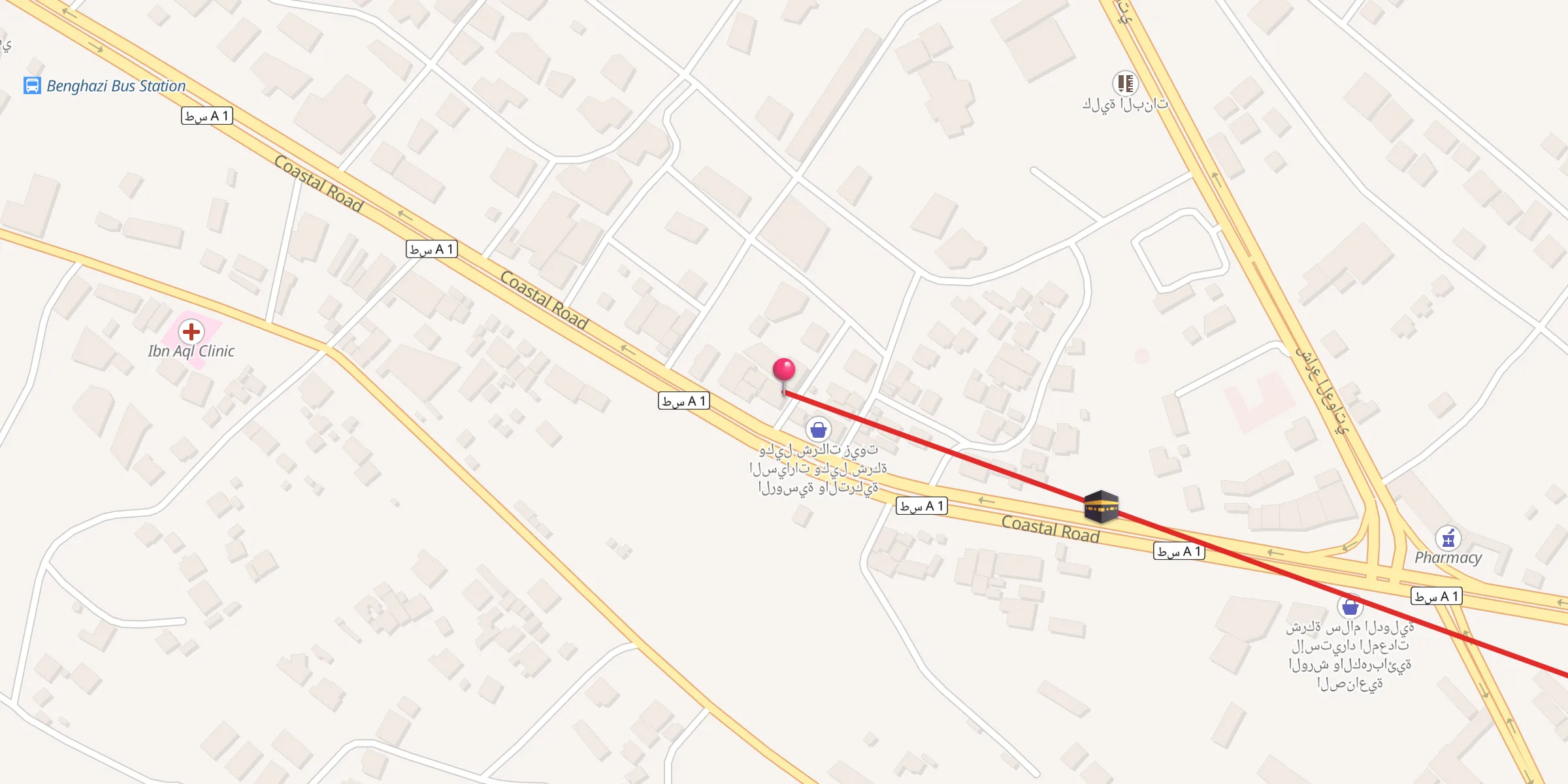 Carte de localisation : مسجد اكحيل
