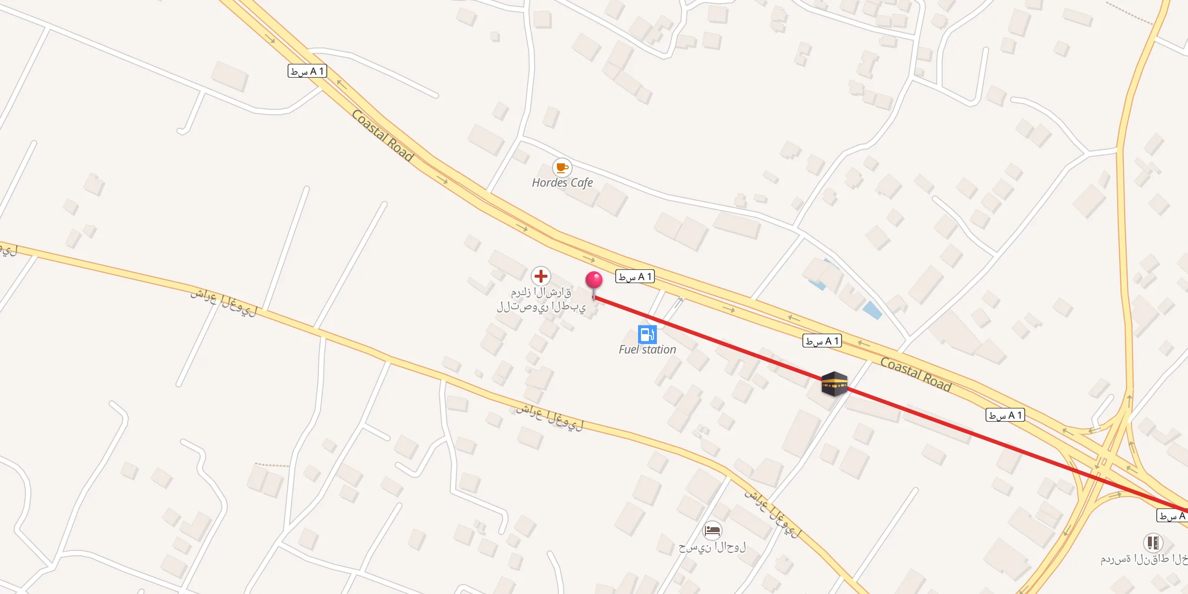 Carte de localisation : مسجد العباس