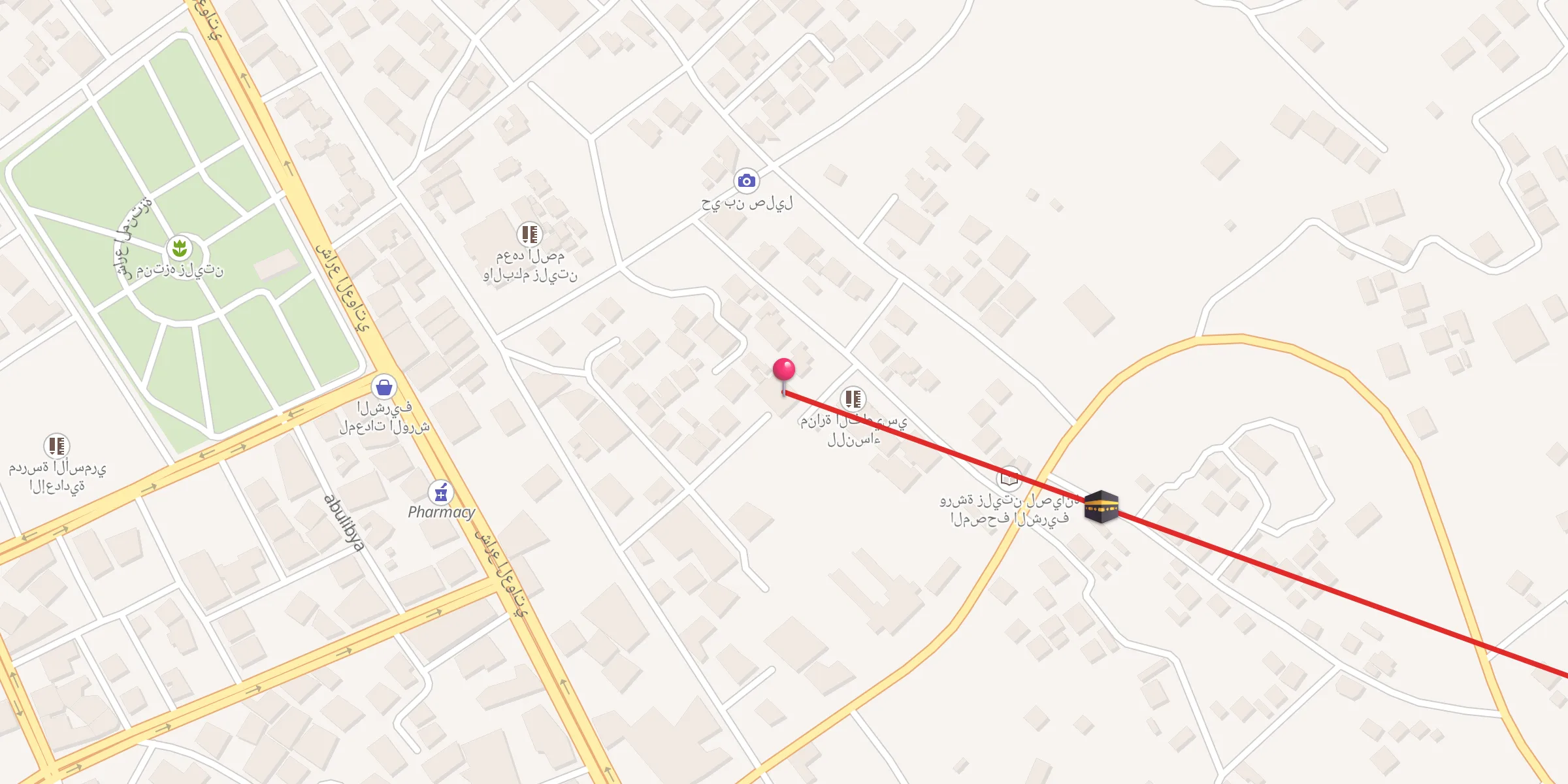 Carte de localisation : جامع الفطيسي