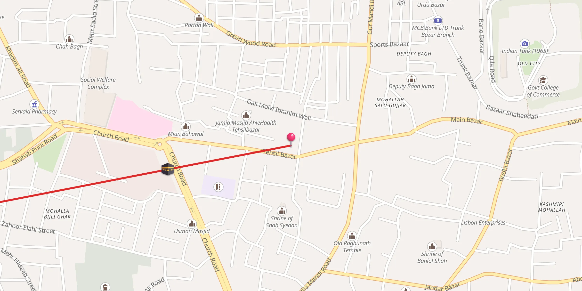 Carte de localisation : Alama Abdul Hakim