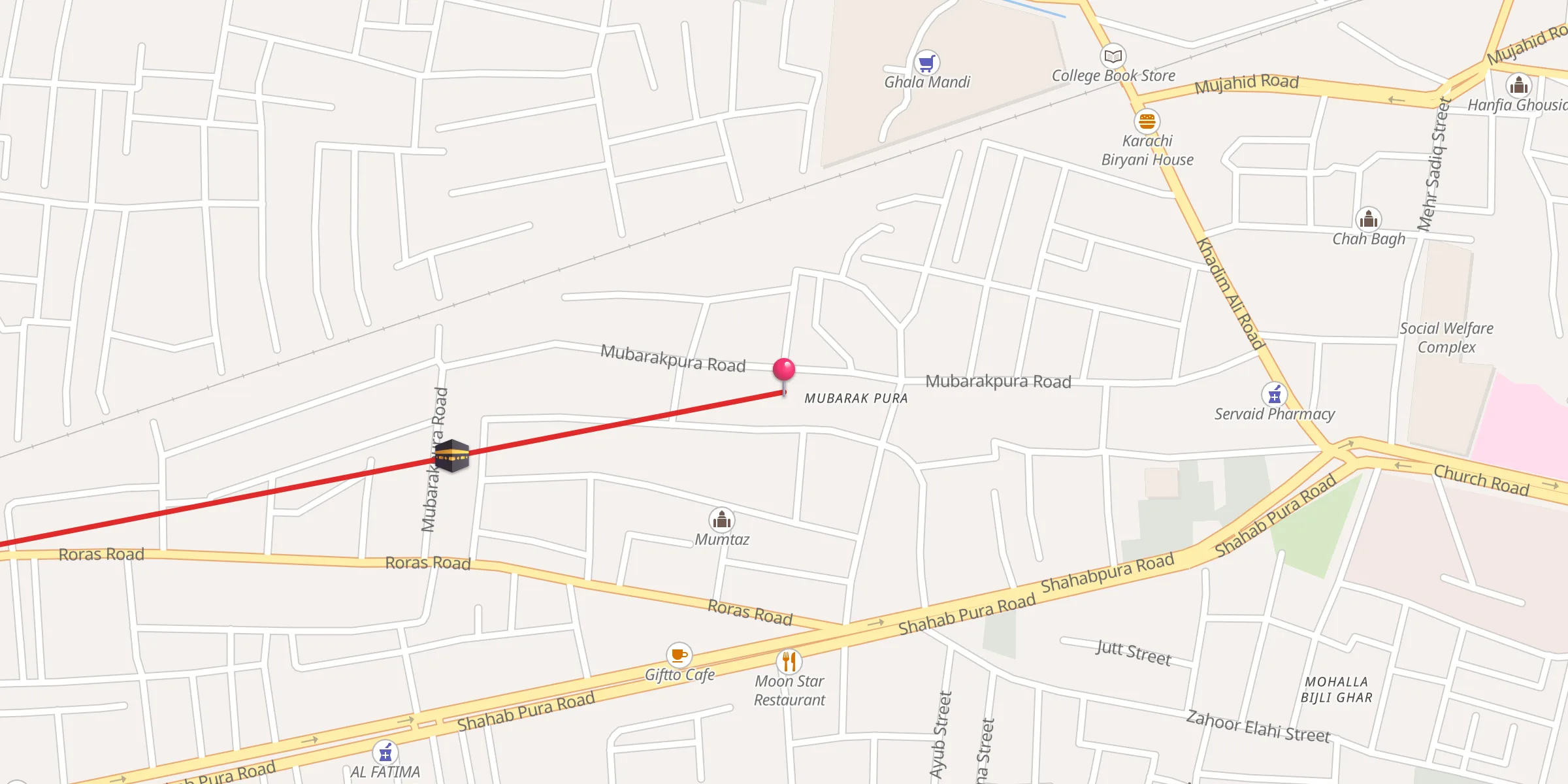 Carte de localisation : Chaa Ajryaa