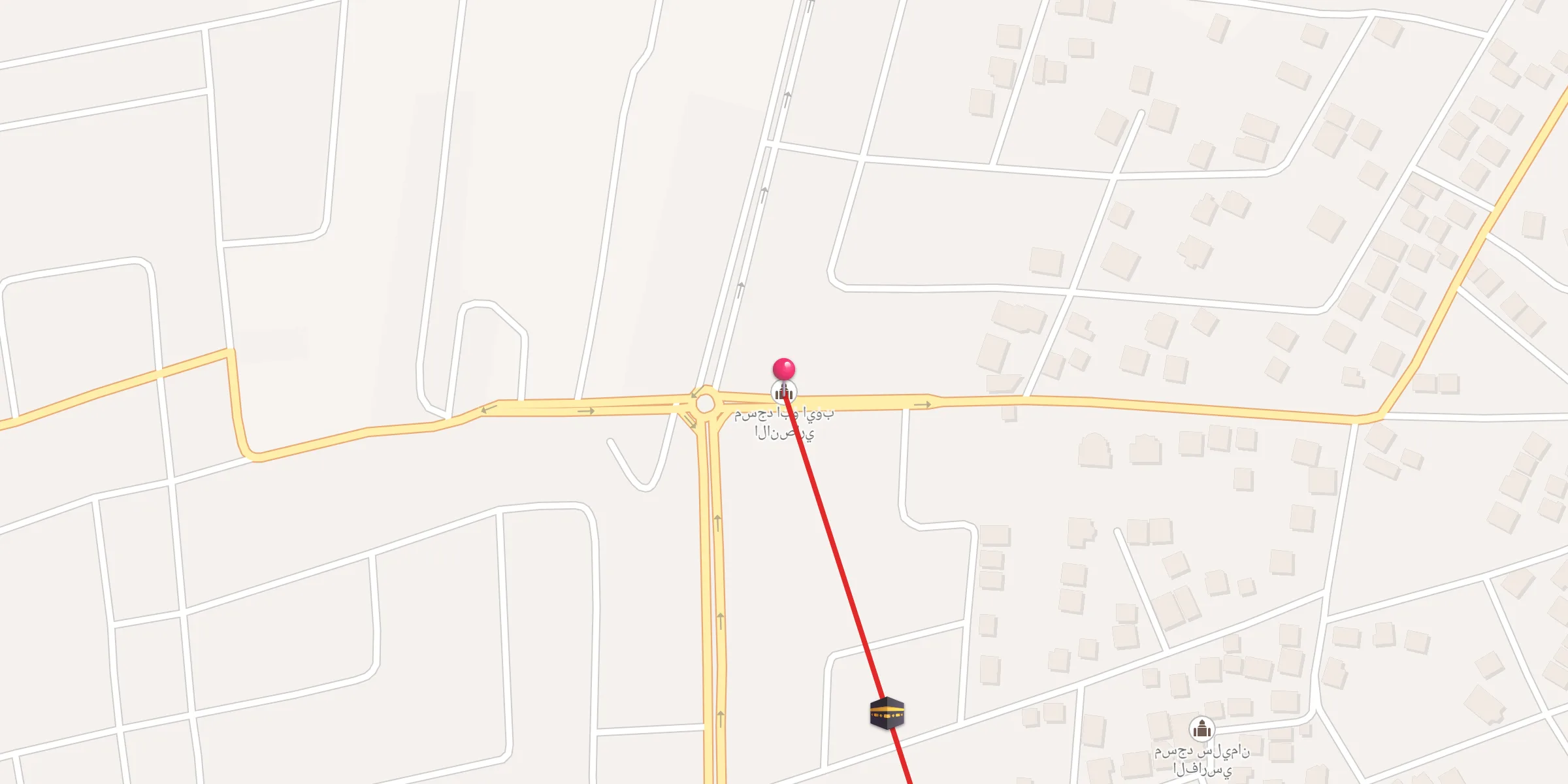 Carte de localisation : مسجد ابو ايوب الانصاري