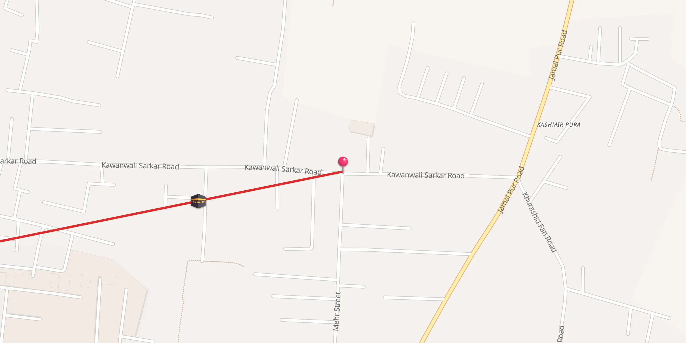 Carte de localisation : Markaz e Tableeghe Islami