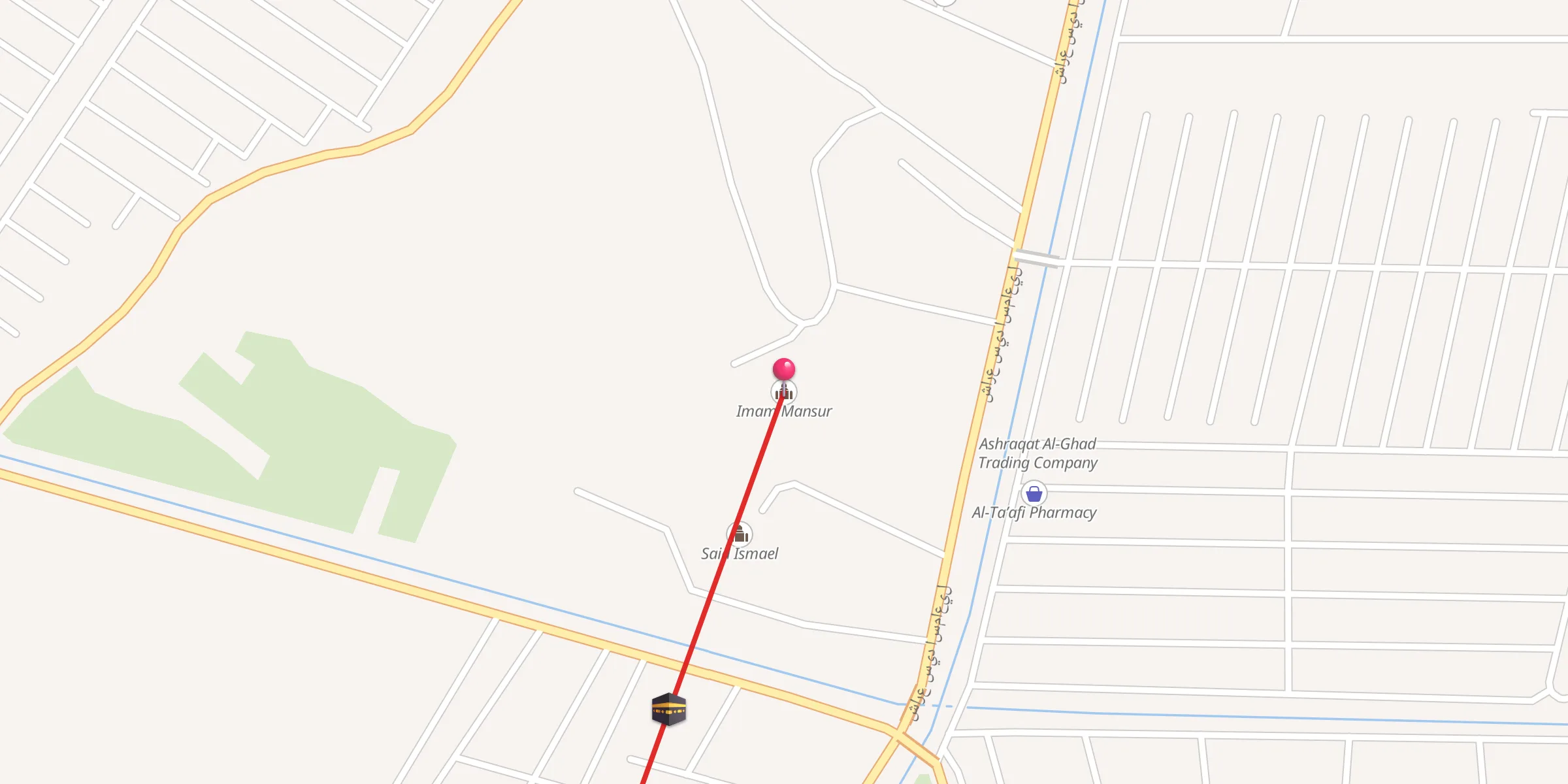 Carte de localisation : إمام منصور