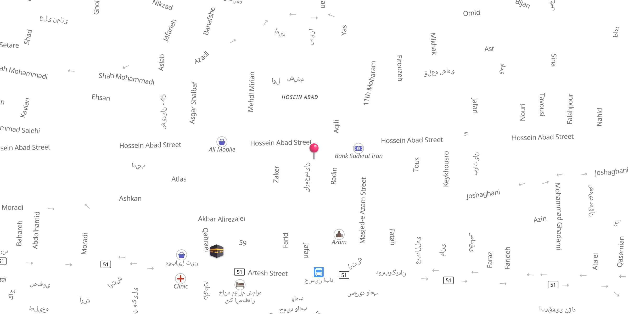 Carte de localisation : Fatemie