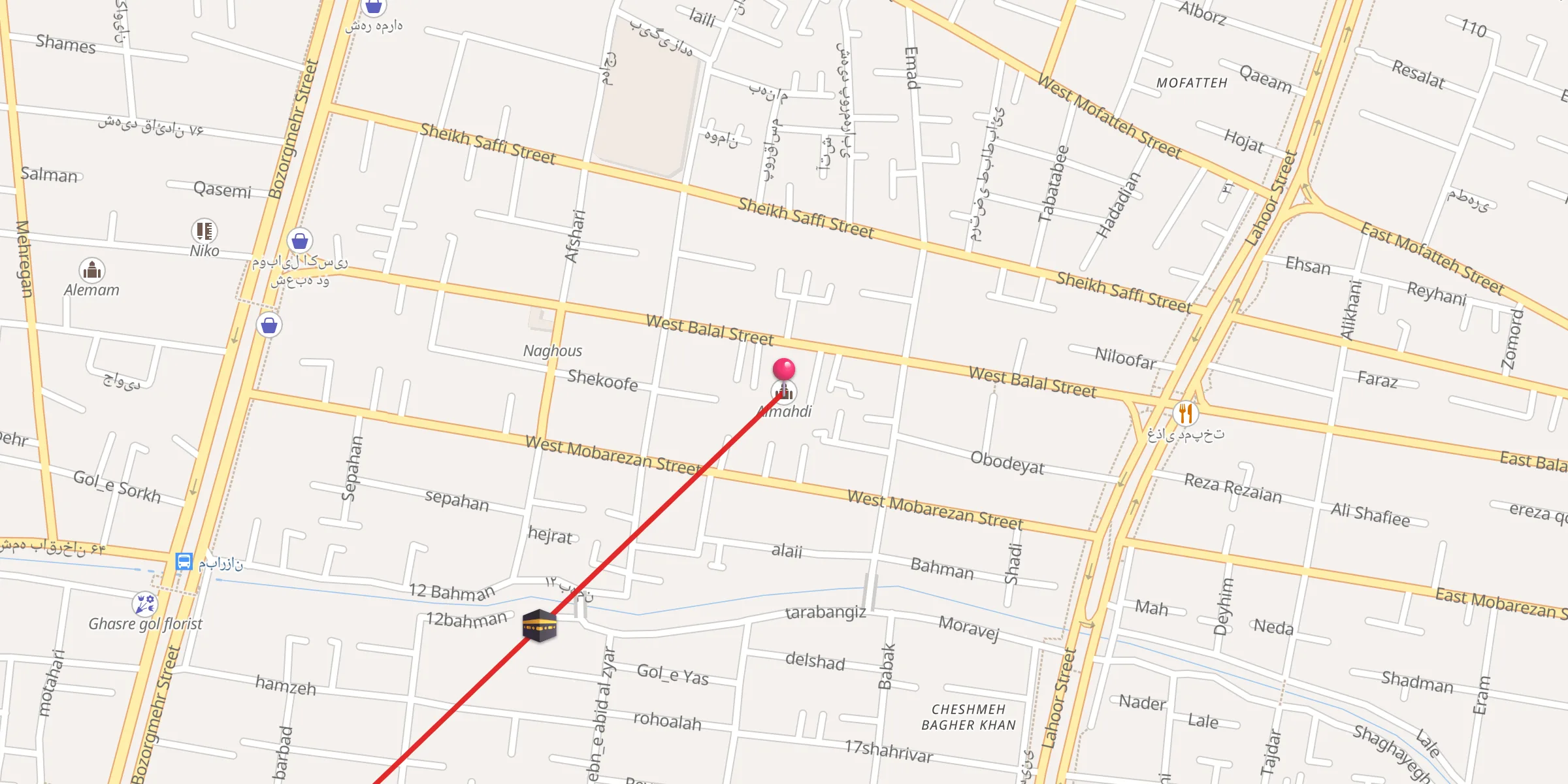 Carte de localisation : Almahdi