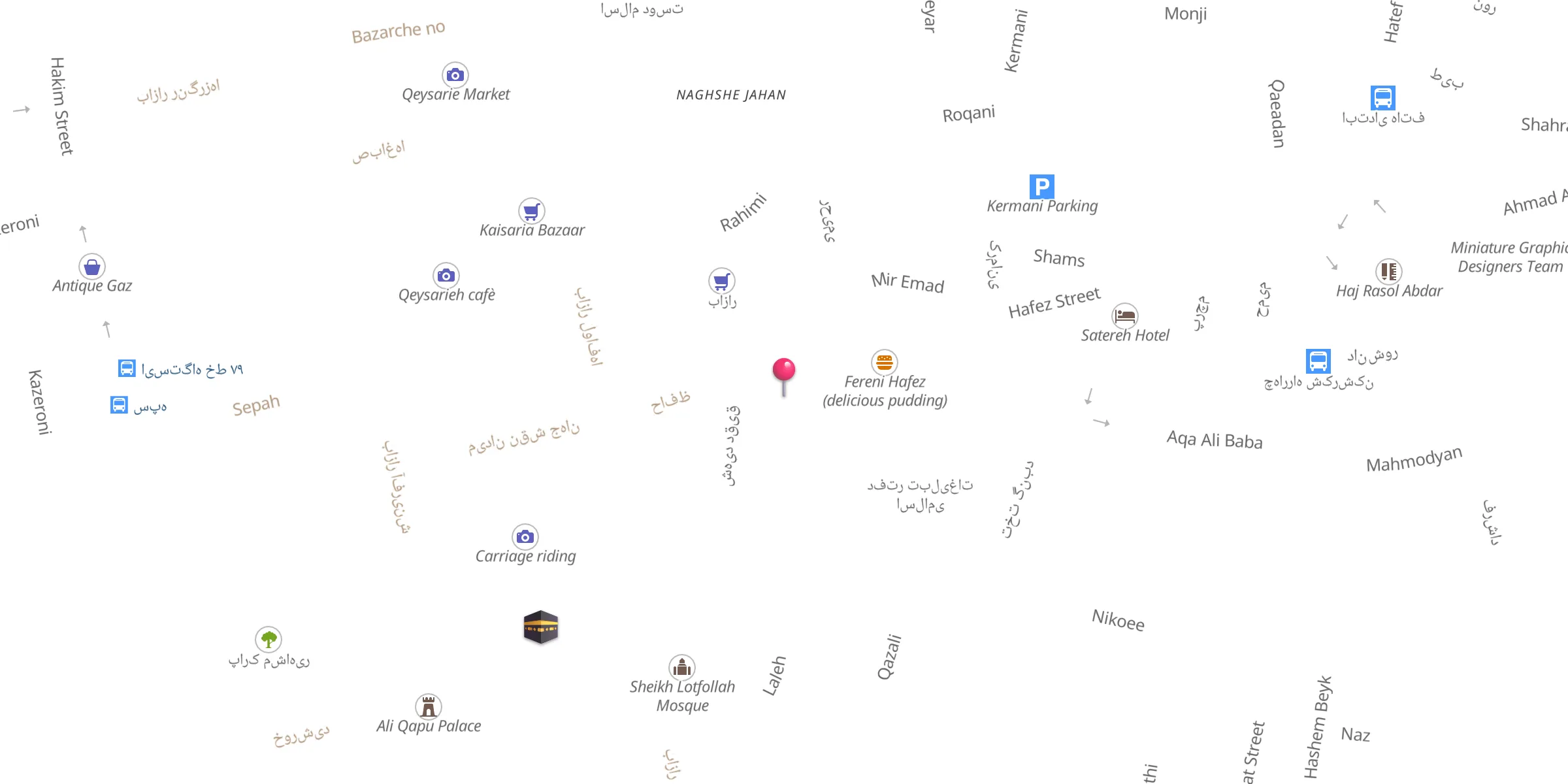 Carte de localisation : Hafez Mosque