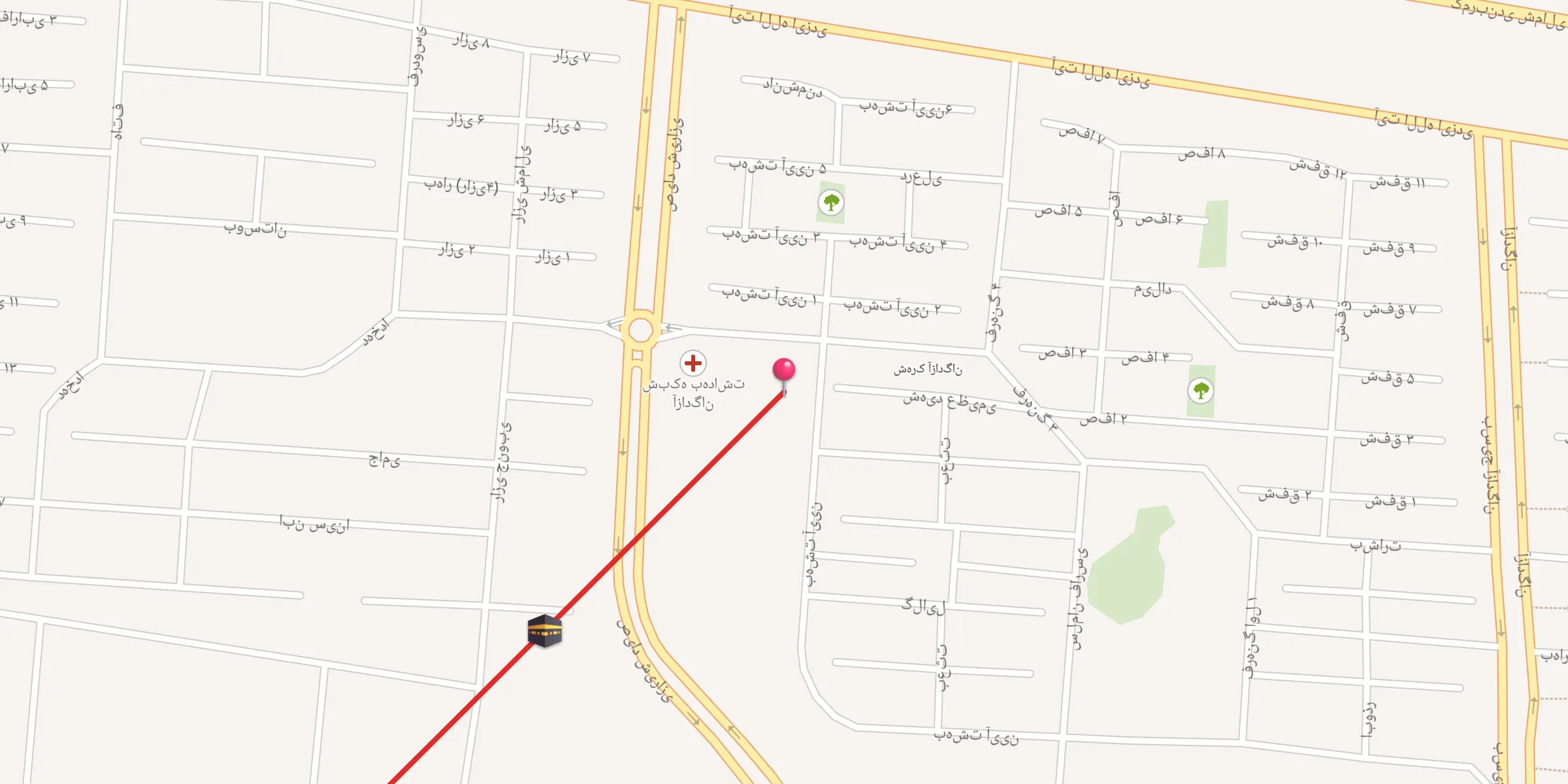 Carte de localisation : مسجد امام رضا