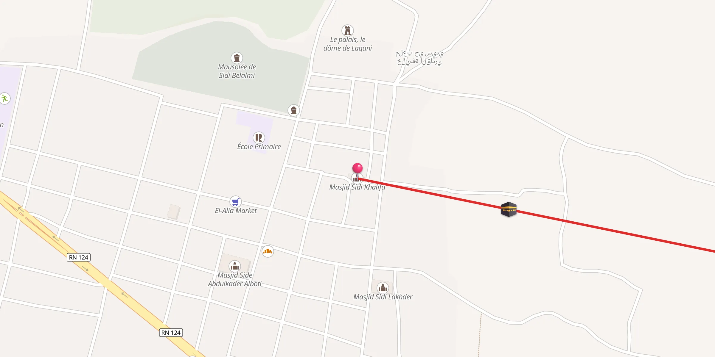 Carte de localisation : مسجد سيدي خليفة