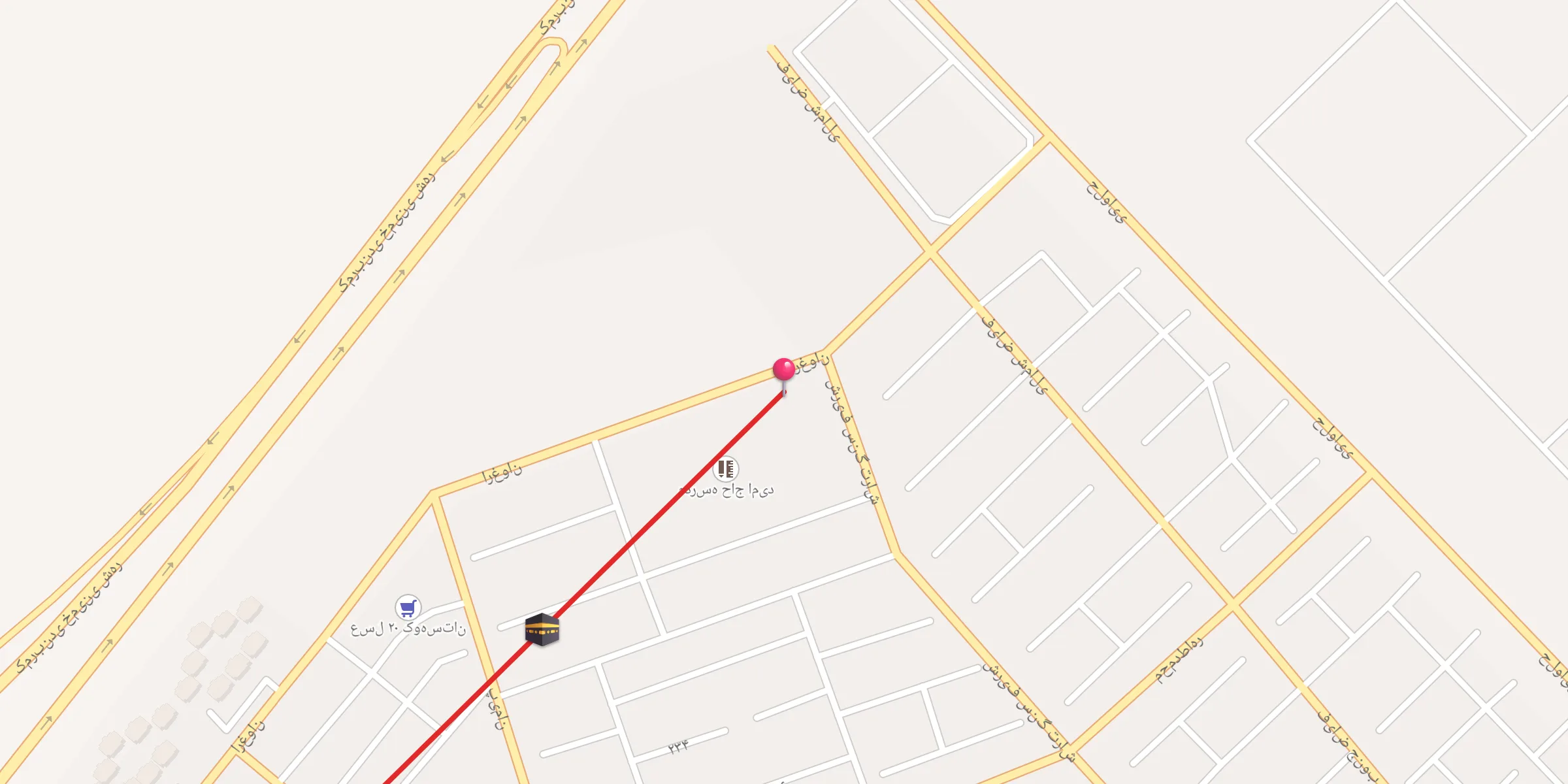 Carte de localisation : مسجد ابوالفضل