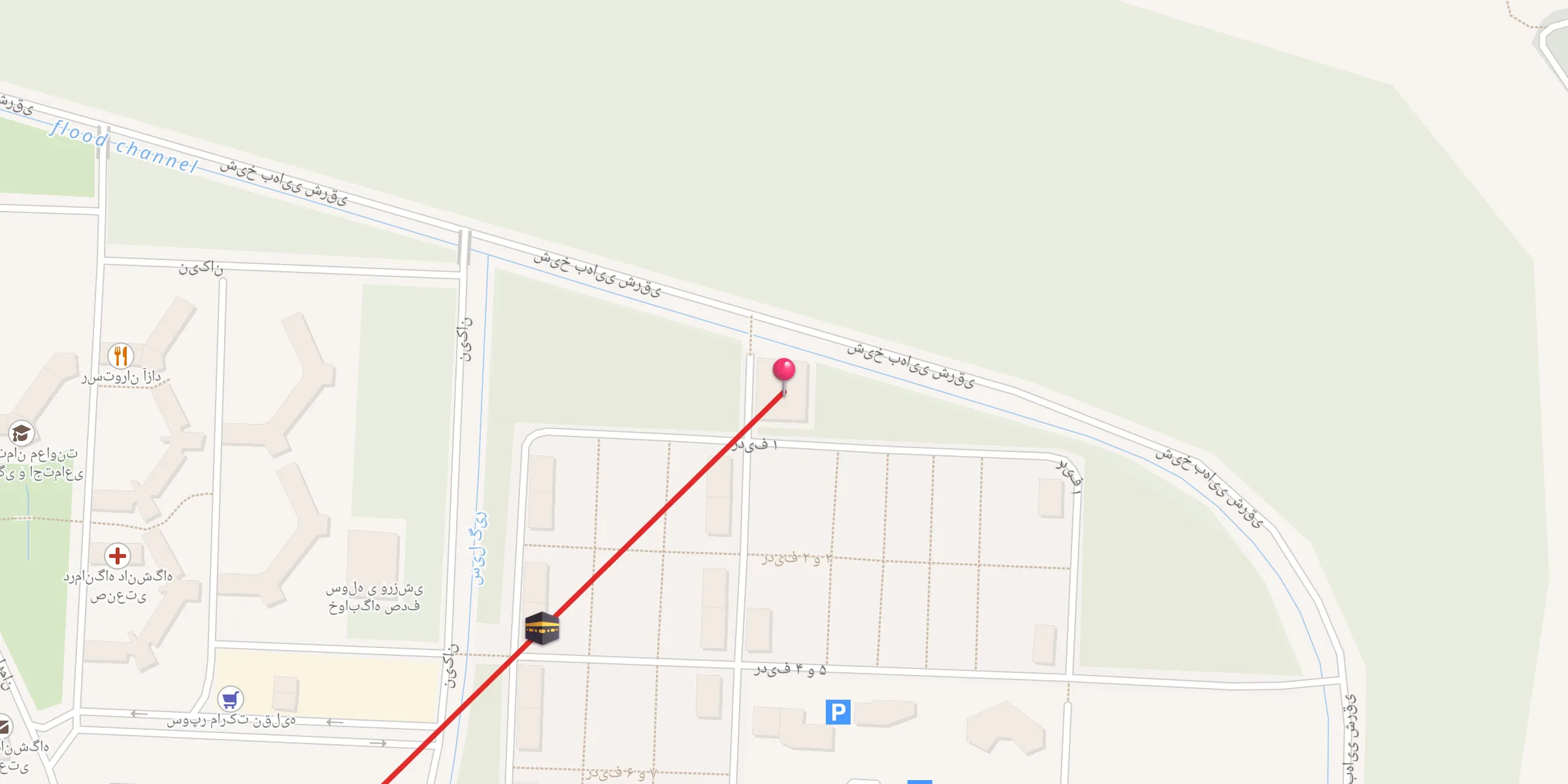 Carte de localisation : بیت الحسین