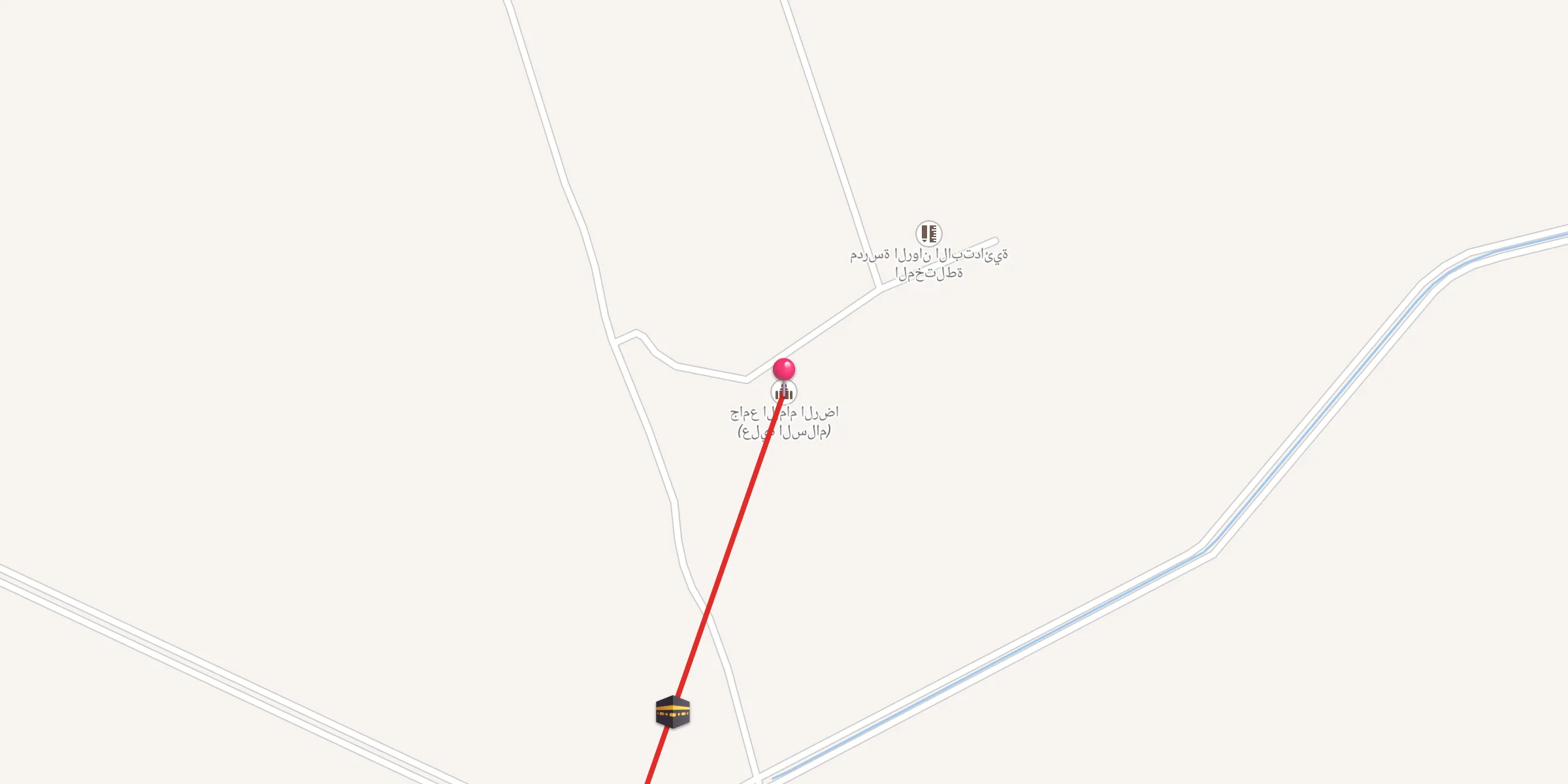 Carte de localisation : جامع الإمام الرضا (عليه السلام)