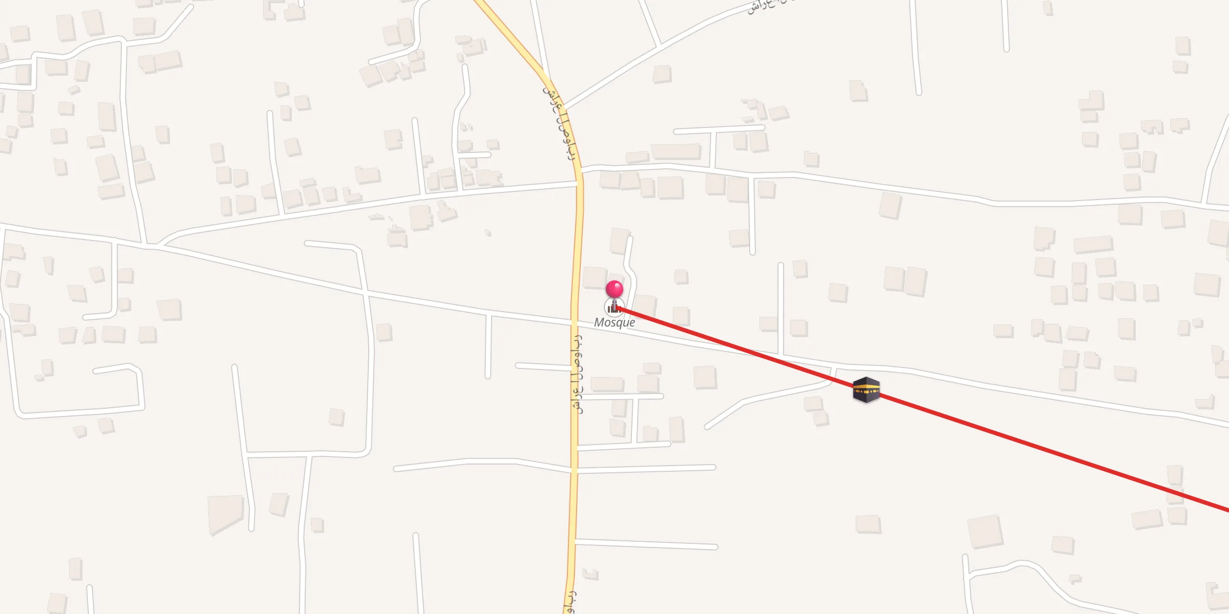 Carte de localisation : مسجد الاسود